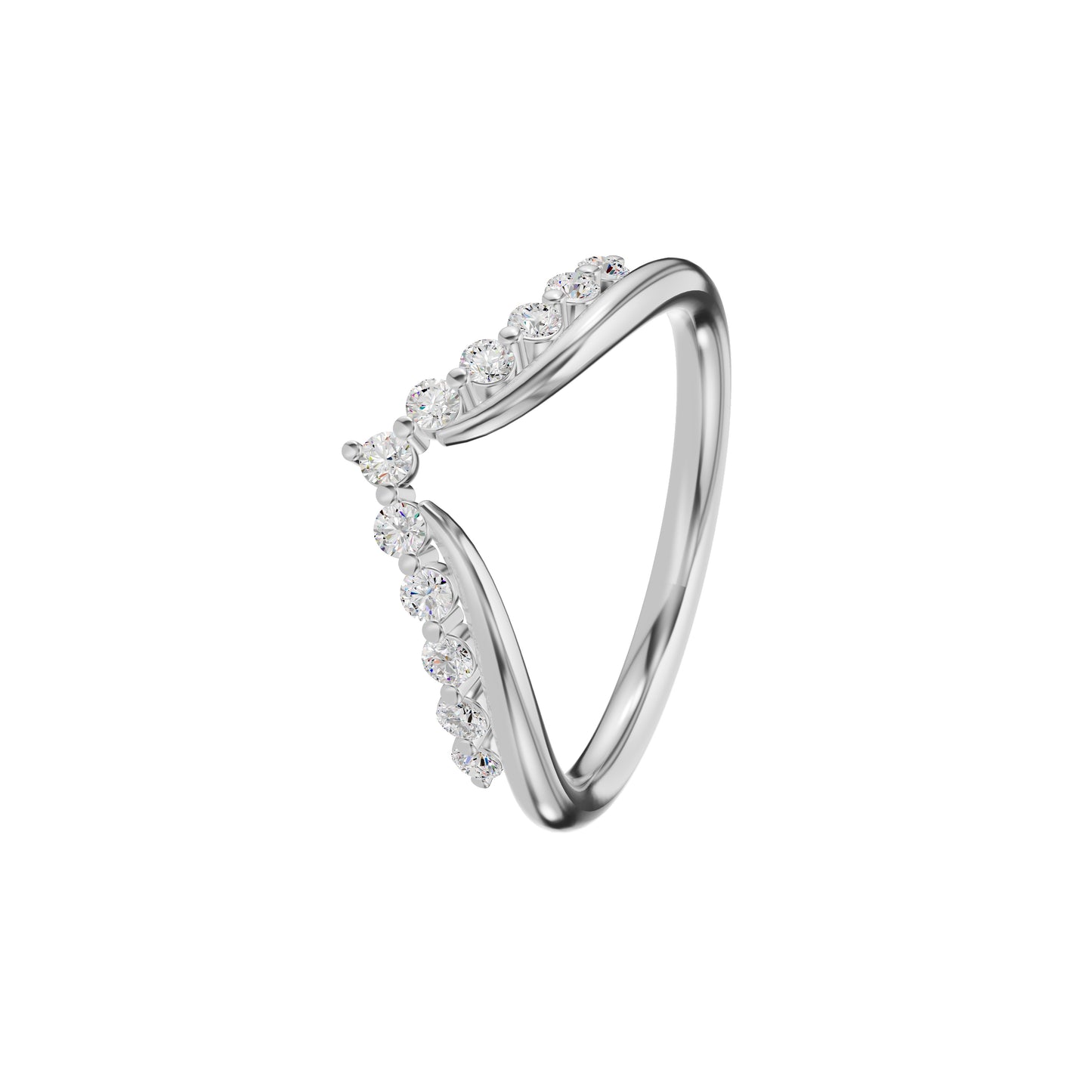 DLR002354 18 KT / White Gold / 18
