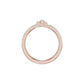 DLR002355 18 KT / Rose Gold / 18