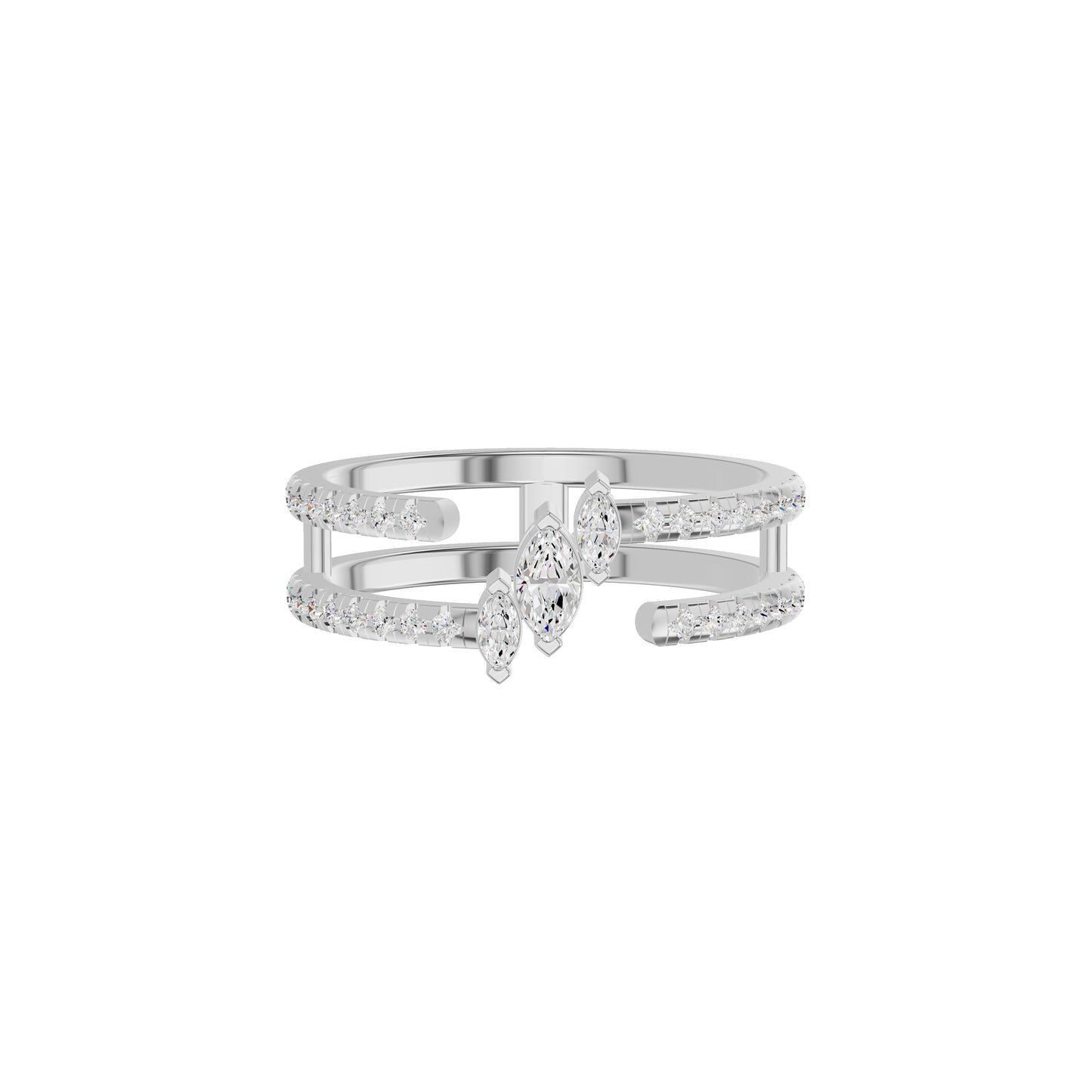 DLR002355 18 KT / White Gold / 18