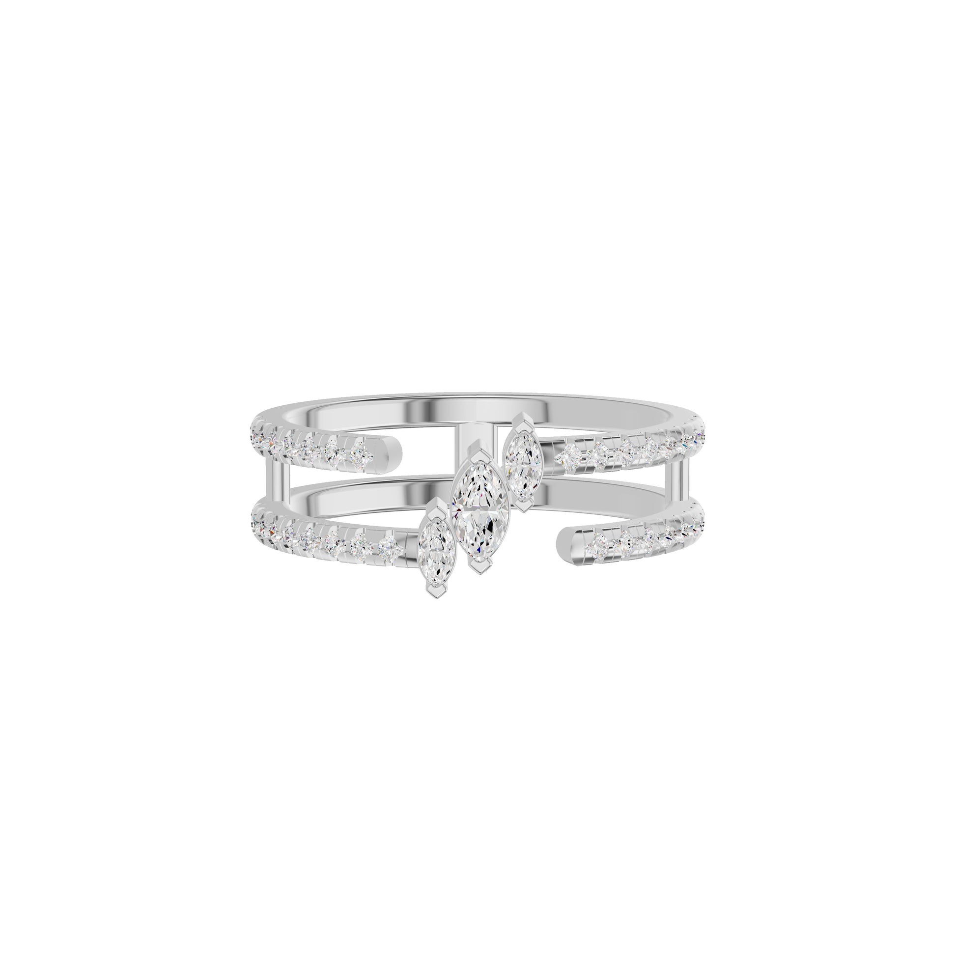 DLR002355 18 KT / White Gold / 18