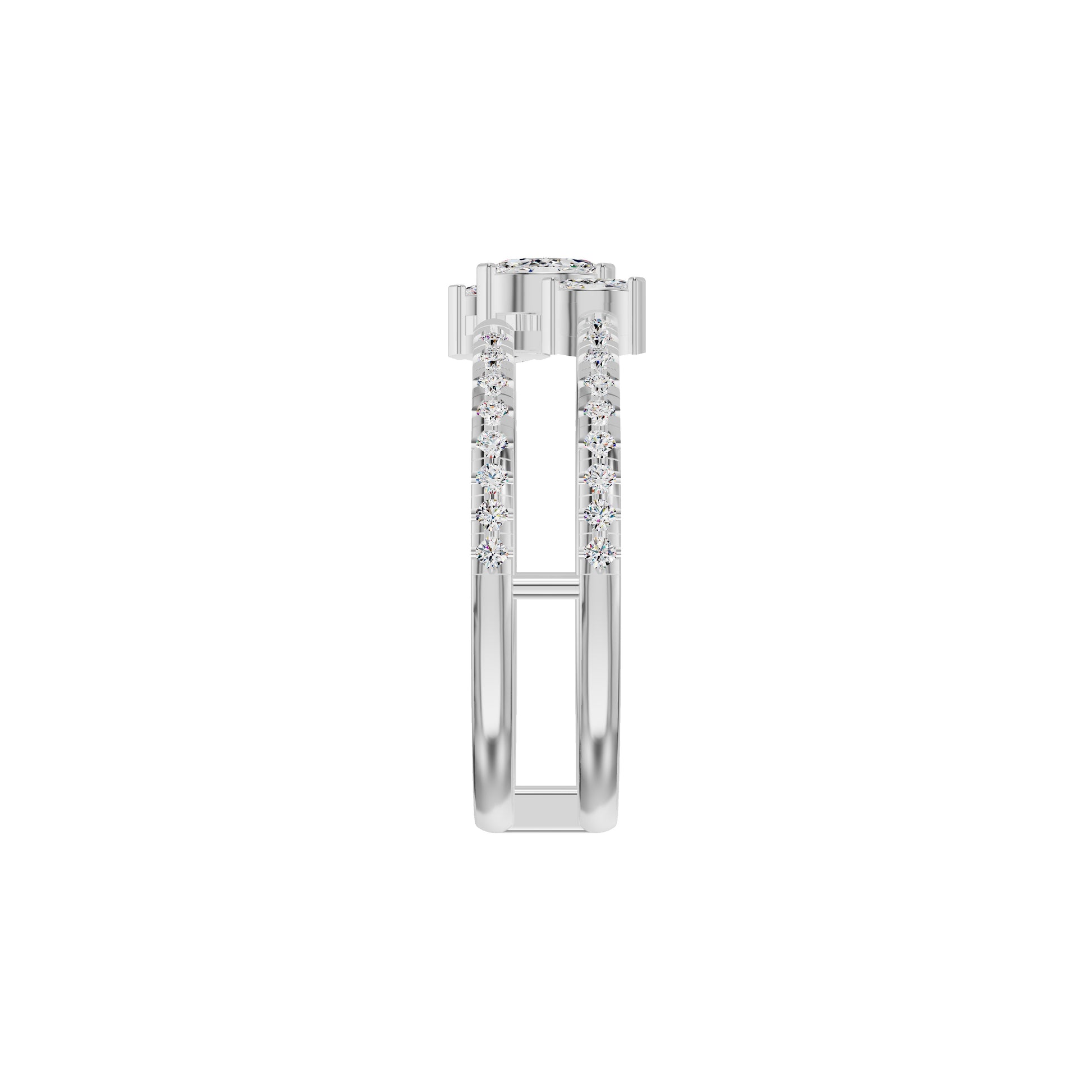 DLR002355 18 KT / White Gold / 18