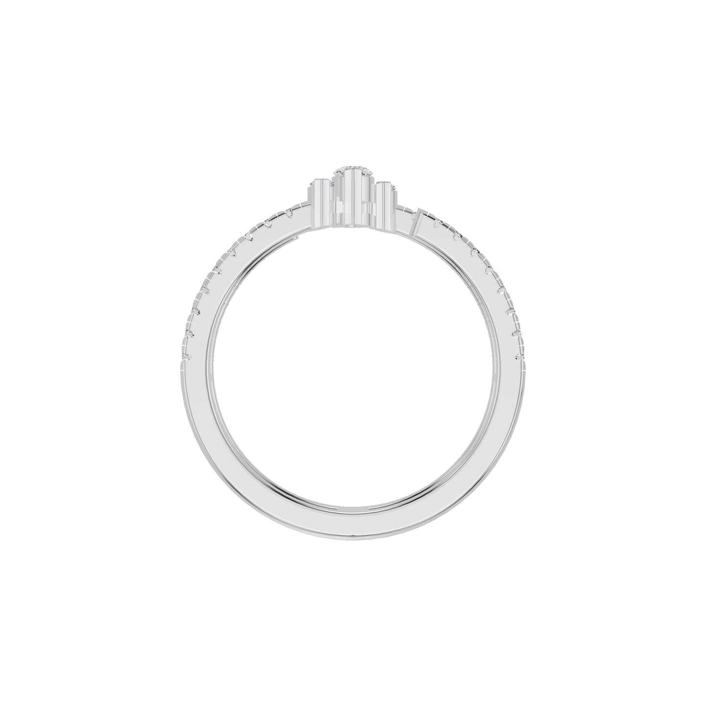 DLR002355 18 KT / White Gold / 18