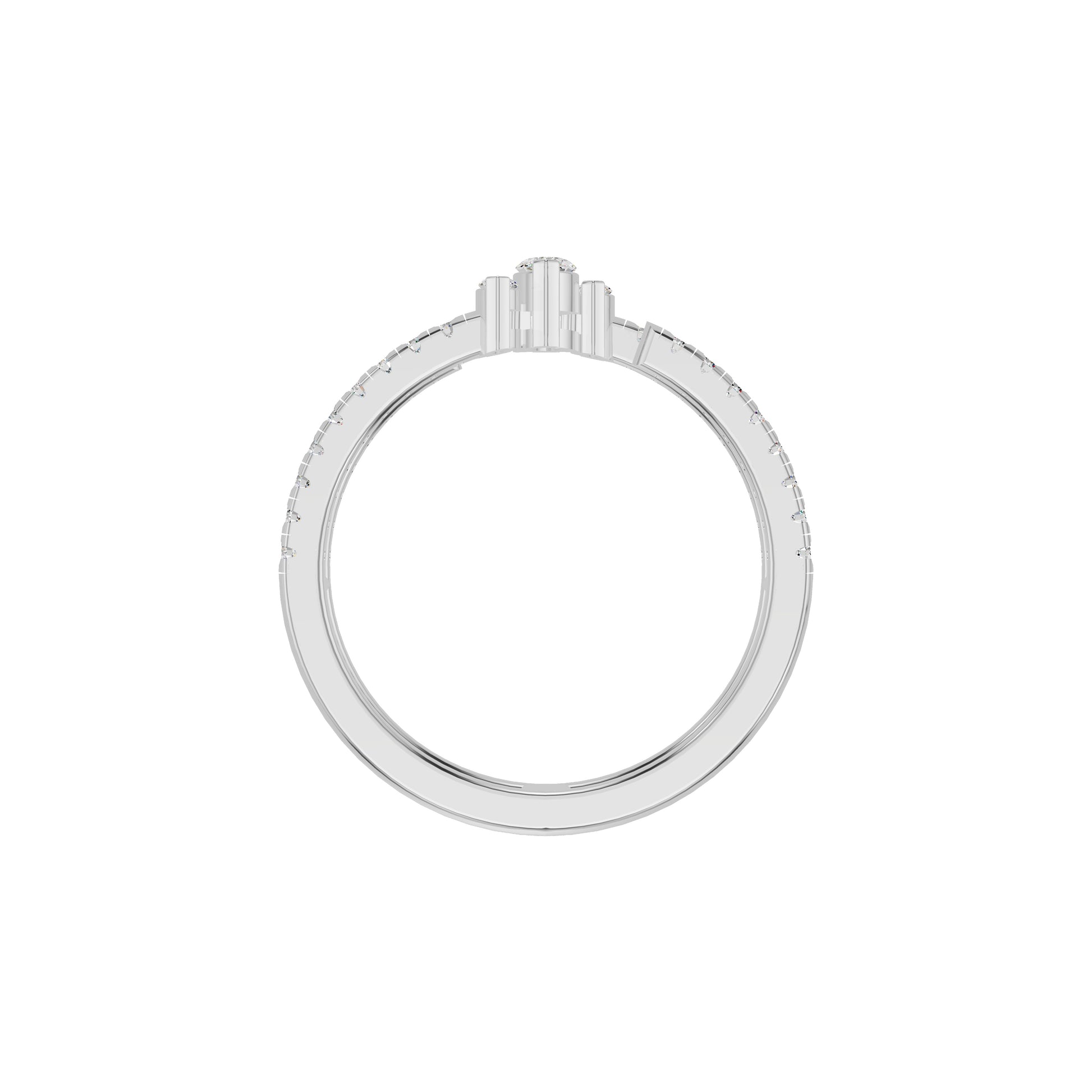 DLR002355 18 KT / White Gold / 18