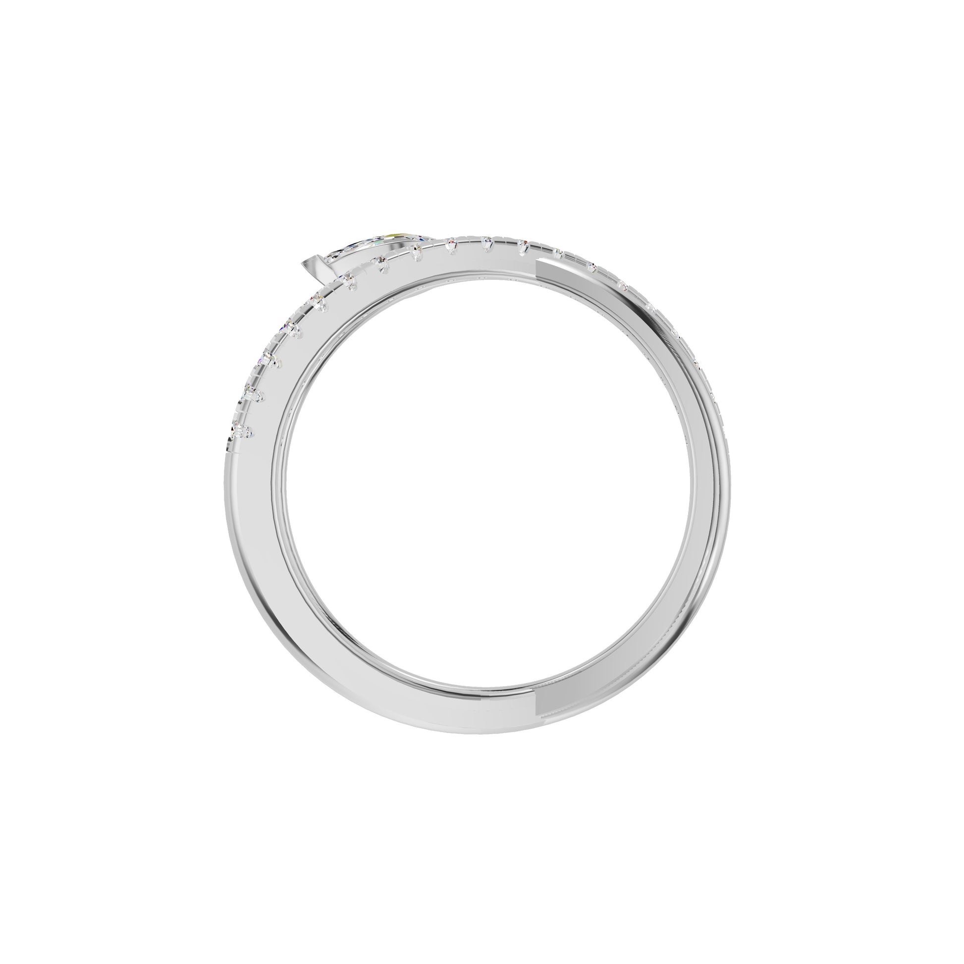 DLR002356 18 KT / White Gold / 18
