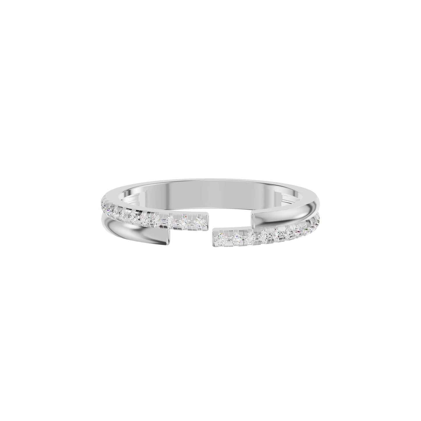 DLR002357 18 KT / White Gold / 18