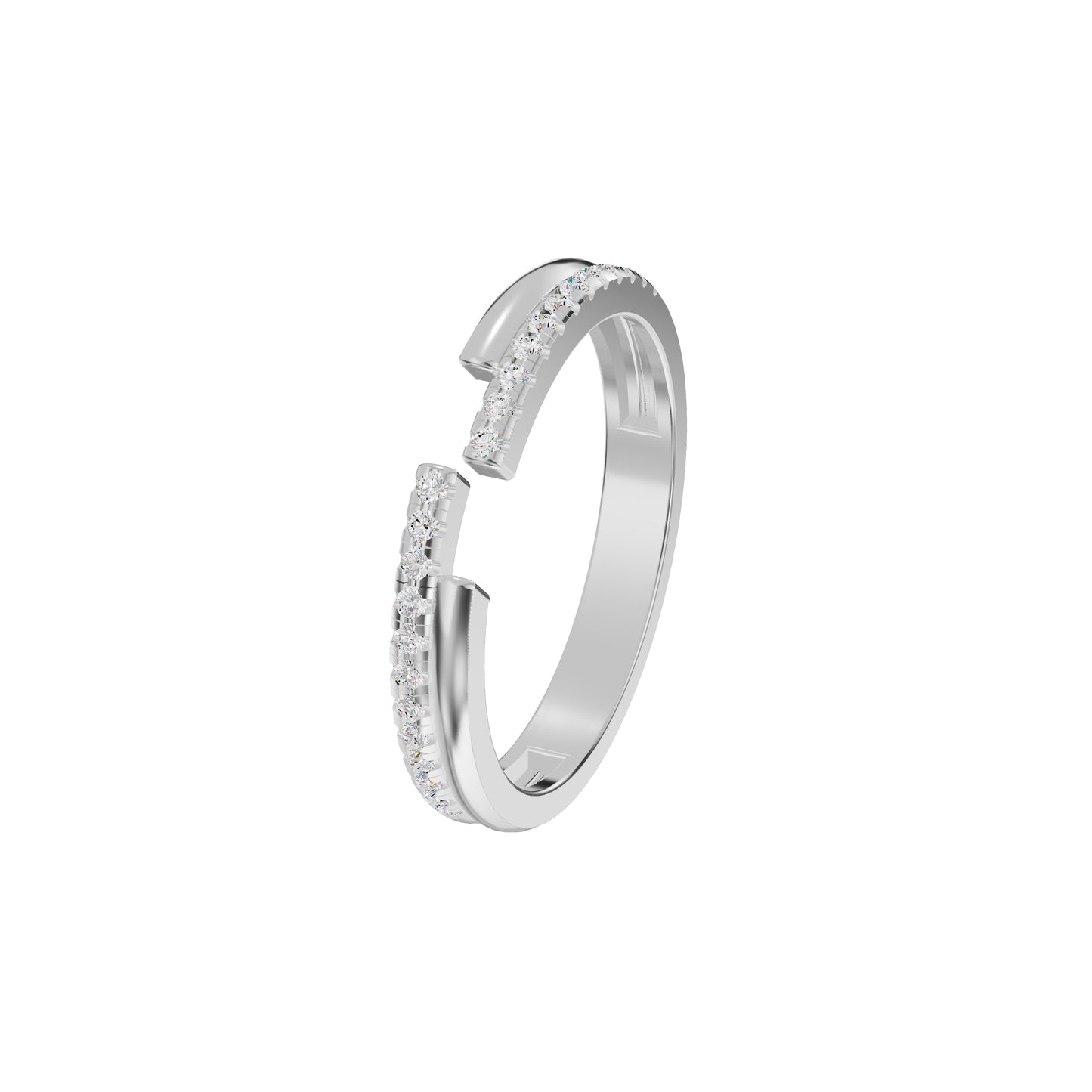 DLR002357 18 KT / White Gold / 18