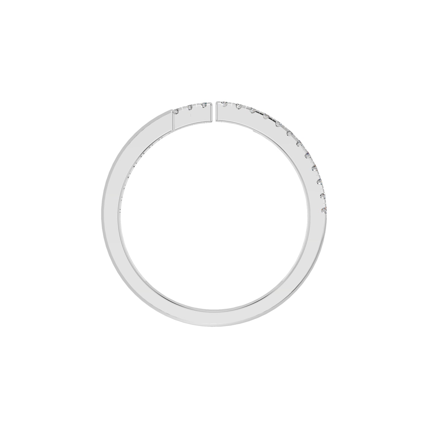 DLR002357 18 KT / White Gold / 18