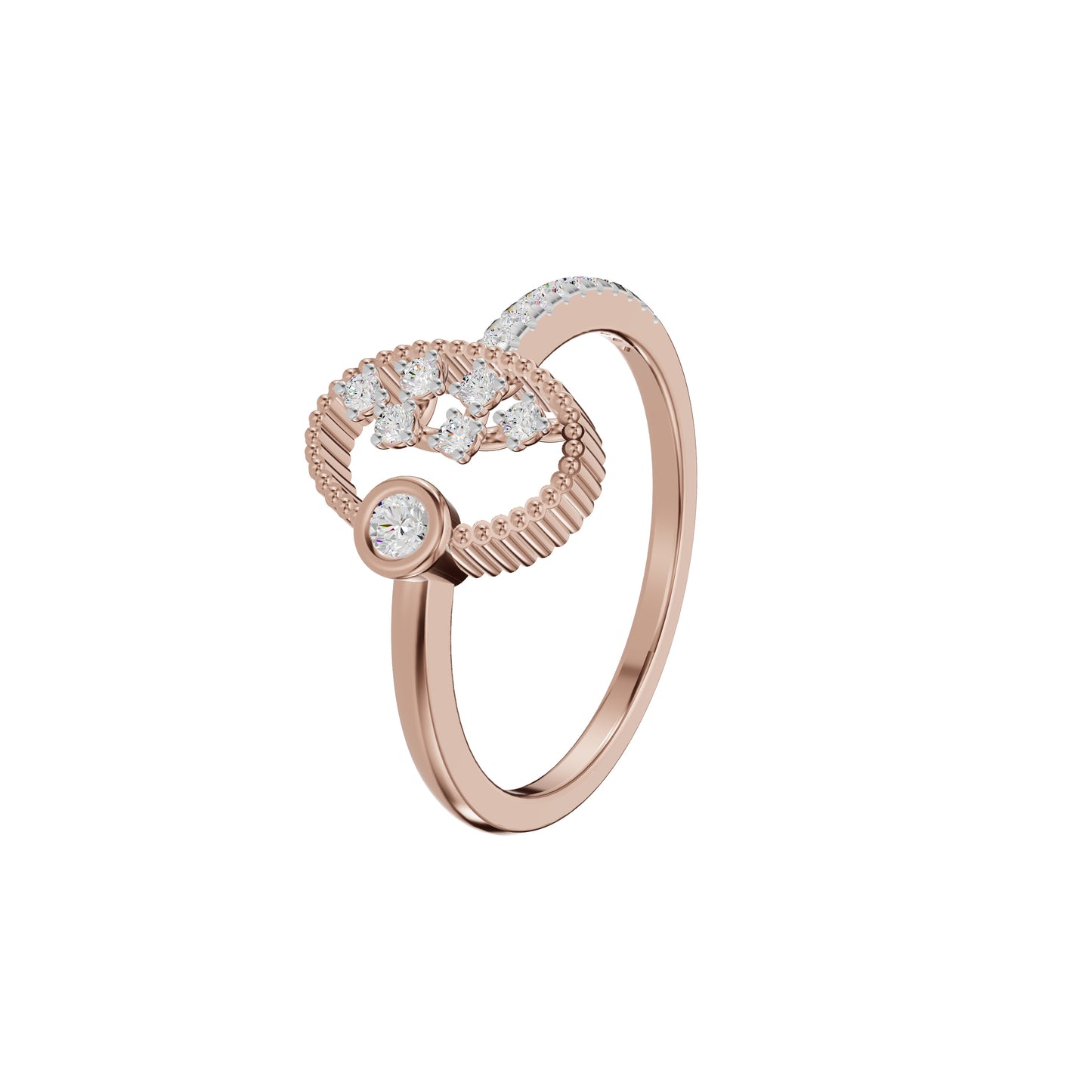 DLR002358 18 KT / Rose Gold / 18