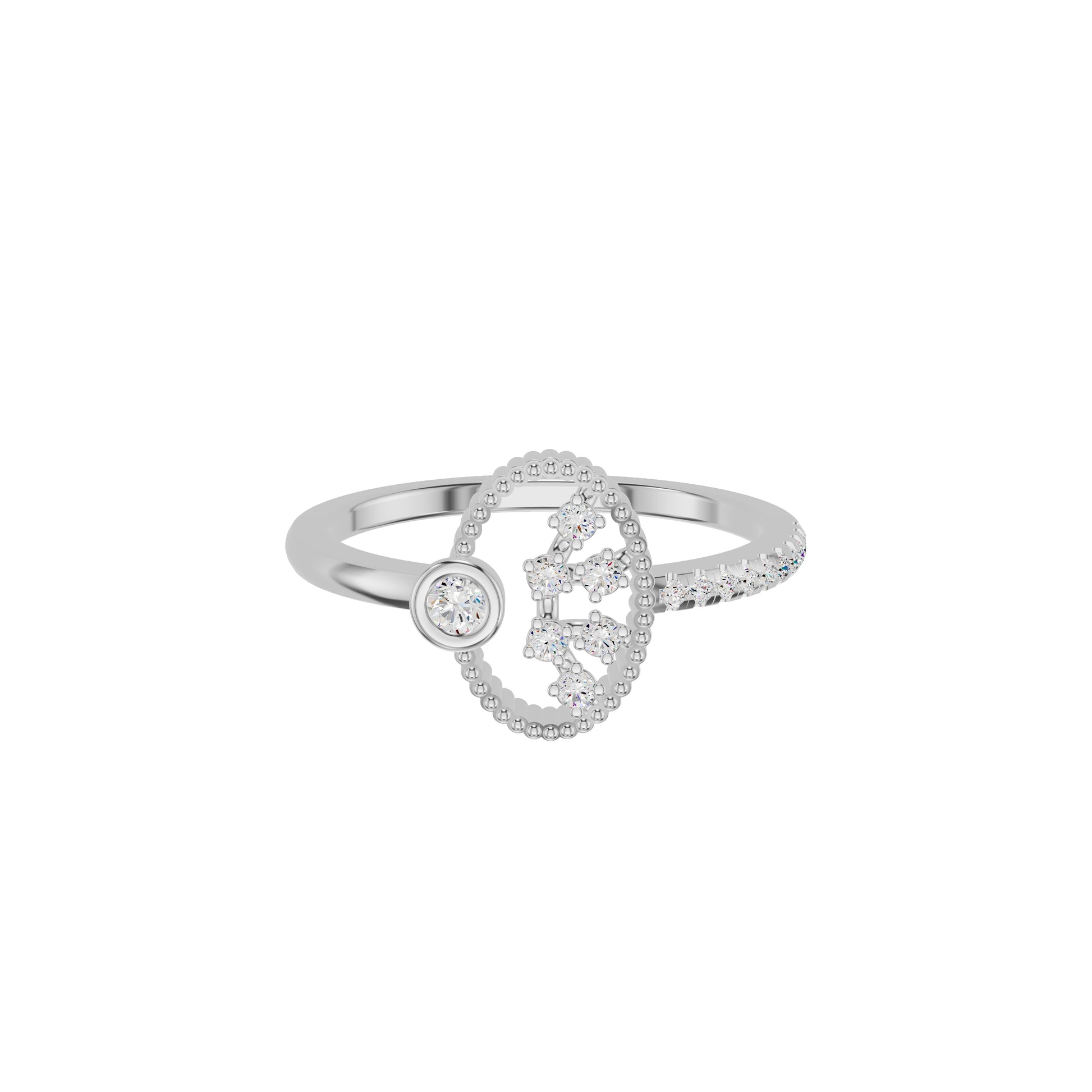 DLR002358 18 KT / White Gold / 18