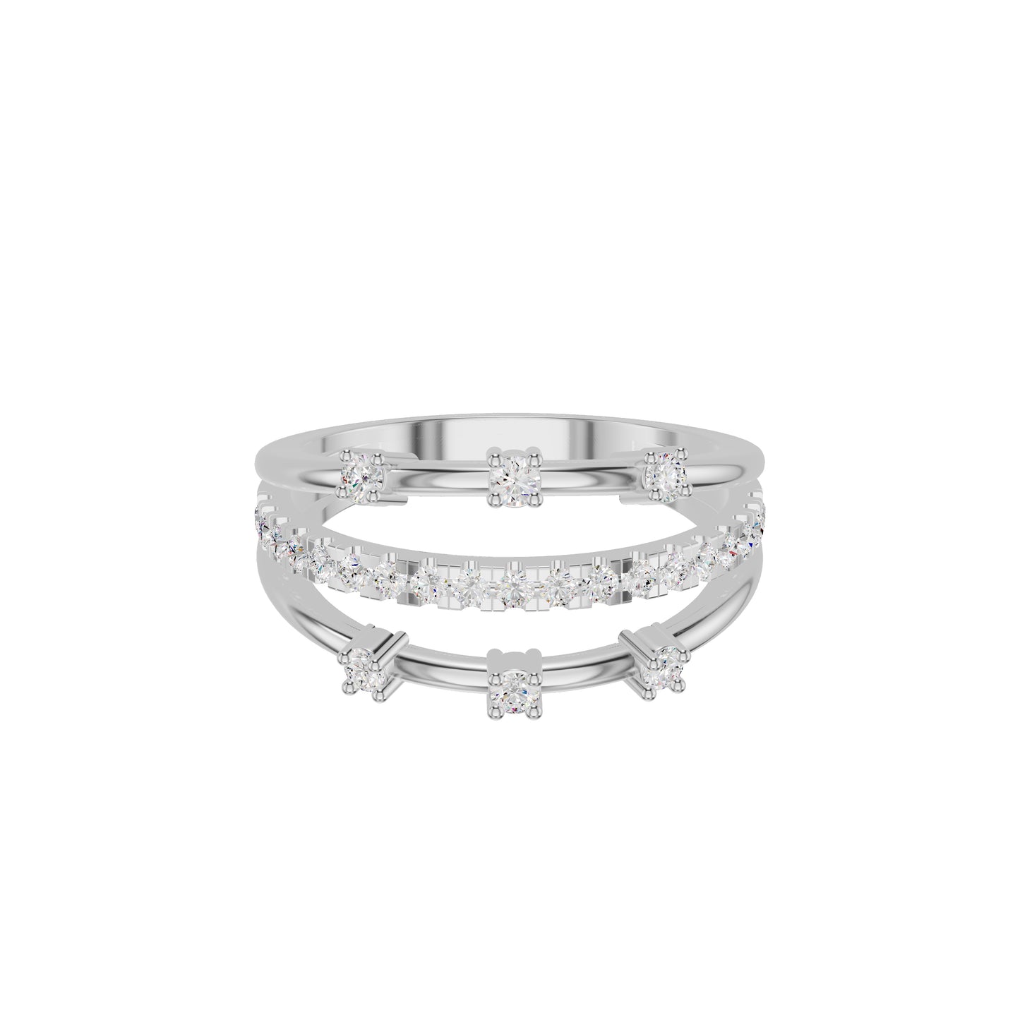 DLR002359 18 KT / White Gold / 18