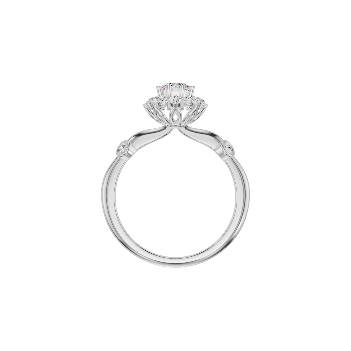 DLR002365 18 KT / White Gold / 18
