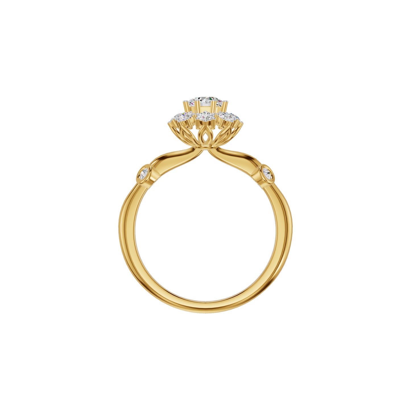 DLR002365 18 KT / Yellow Gold / 18