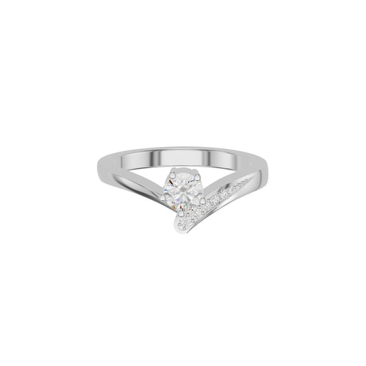 DLR002366 18 KT / White Gold / 18