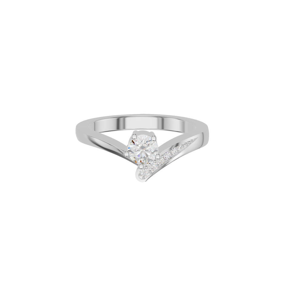 DLR002366 18 KT / White Gold / 18