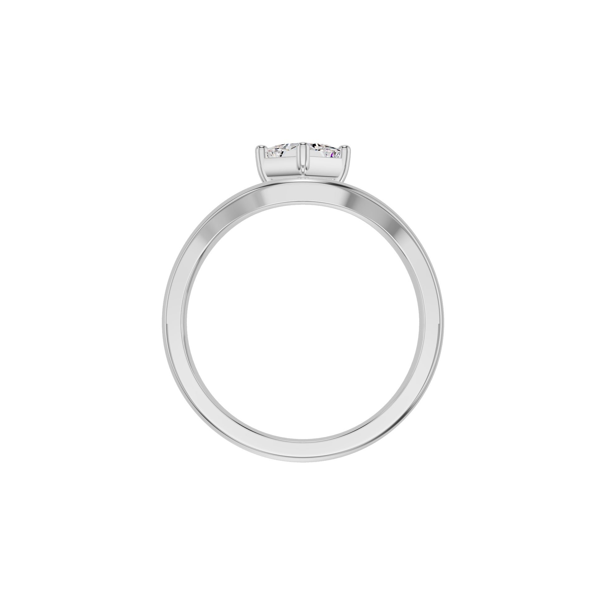 DLR002367 18 KT / White Gold / 18