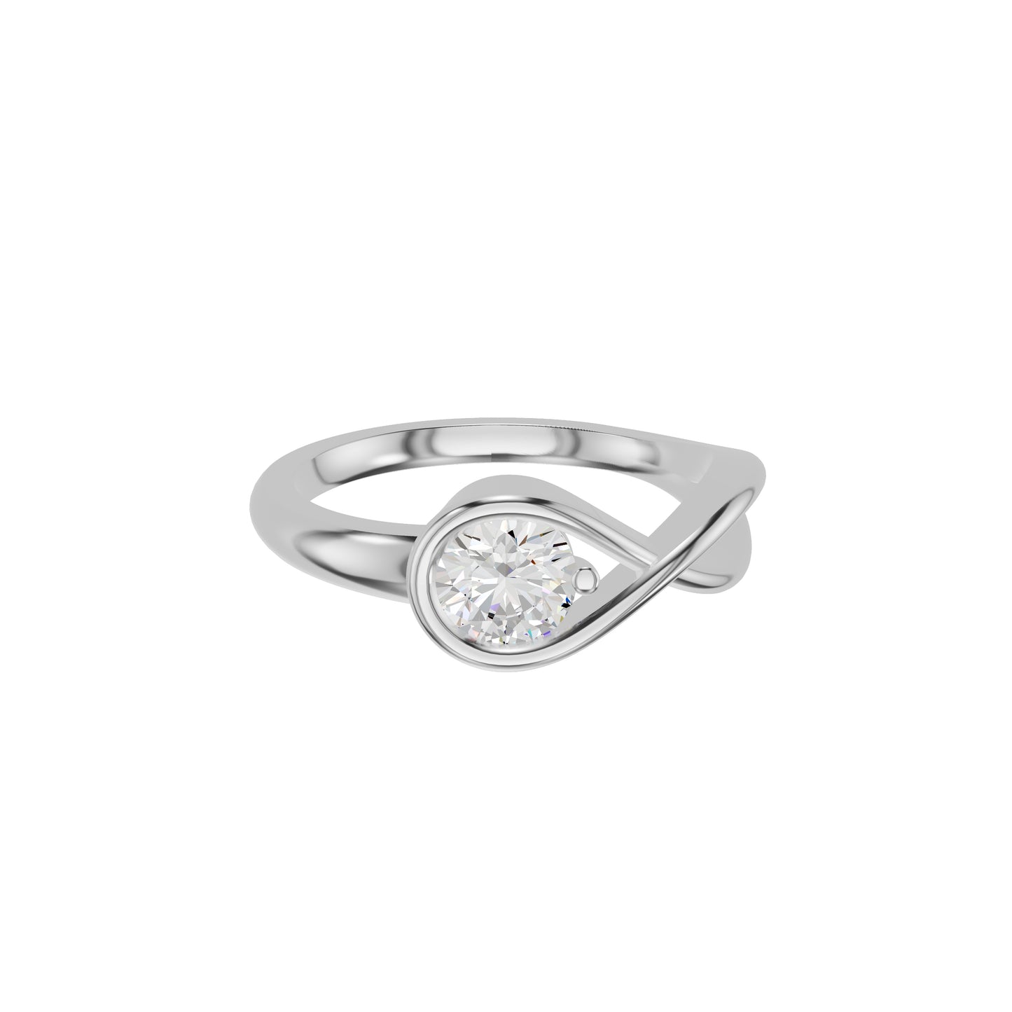 DLR002368 18 KT / White Gold / 18