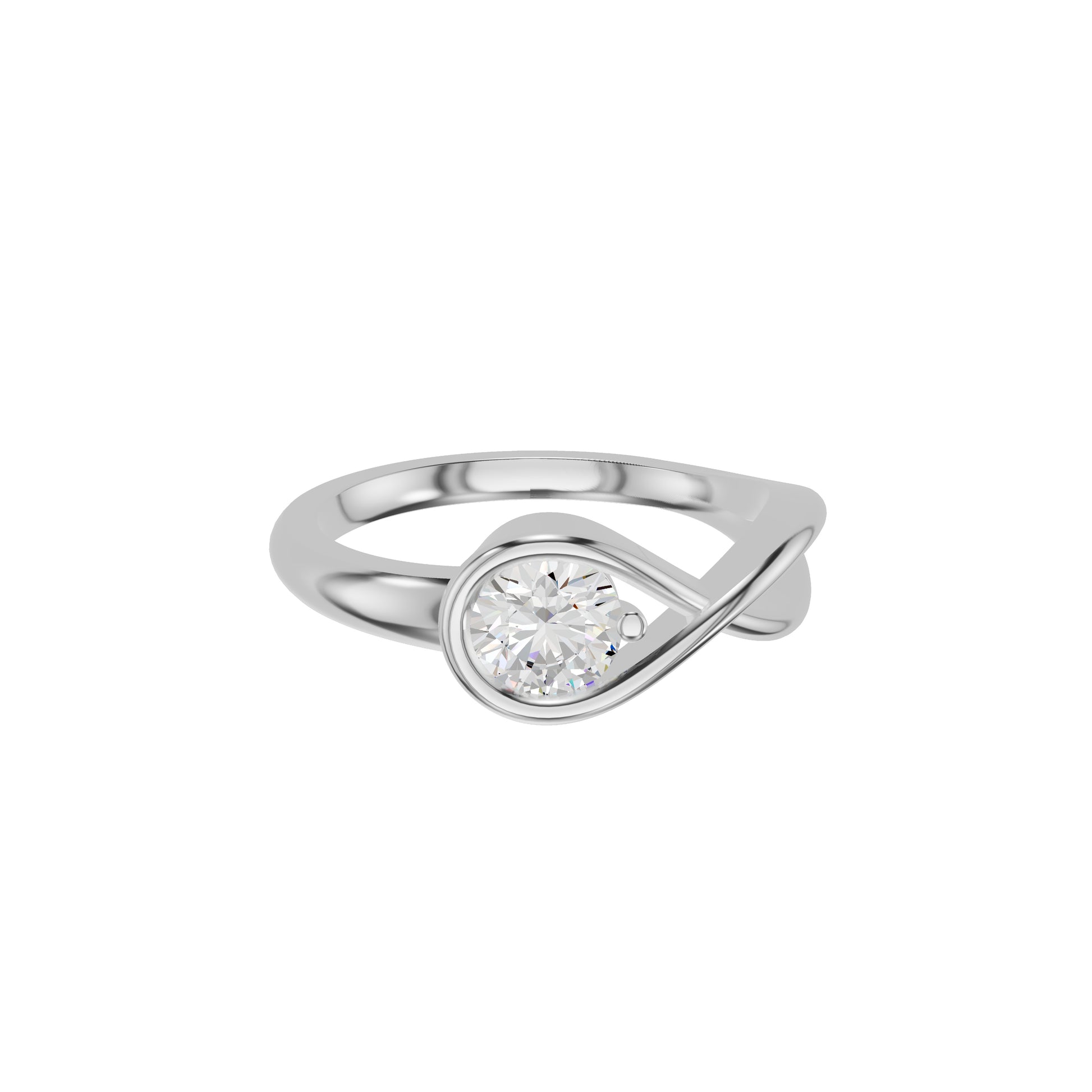 DLR002368 18 KT / White Gold / 18