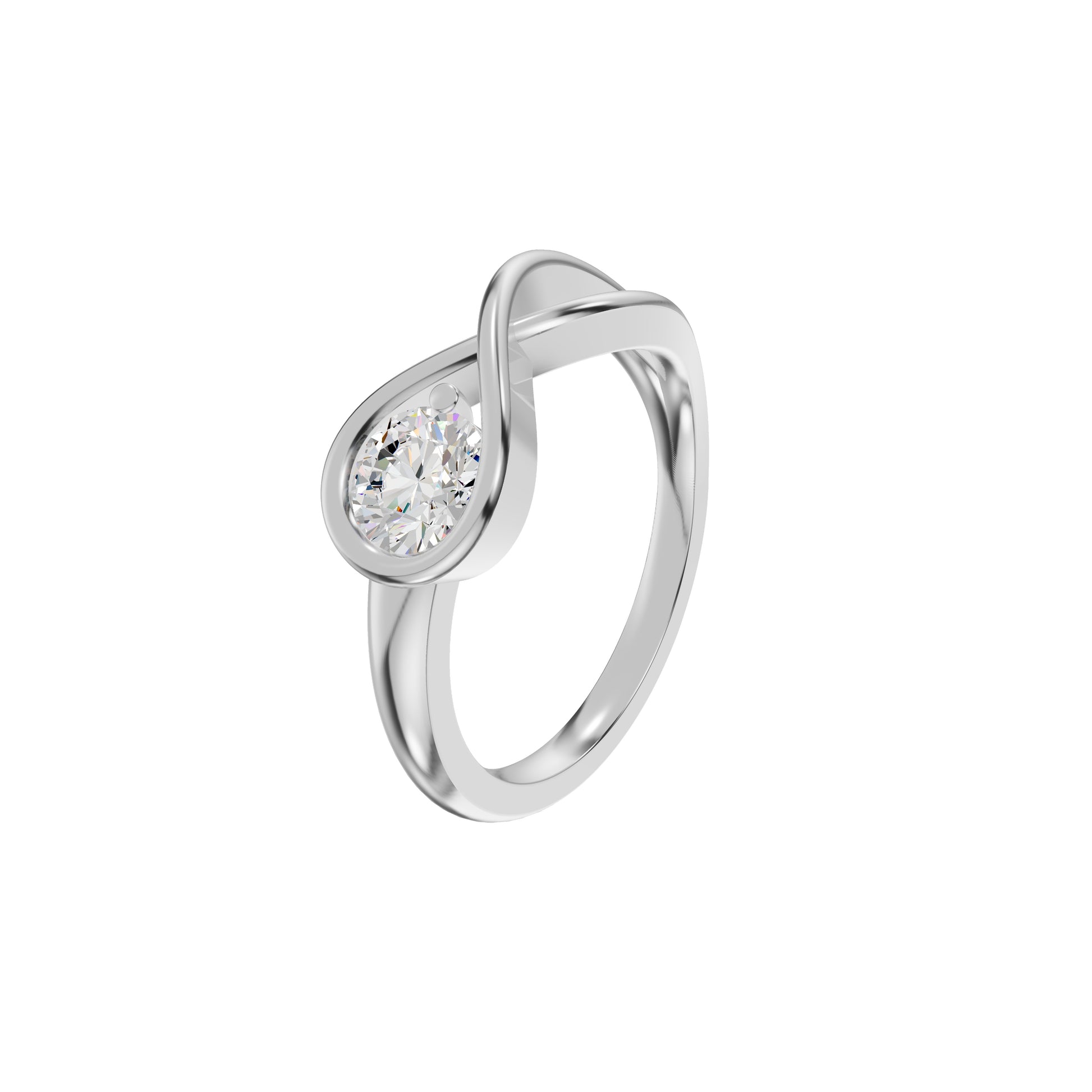 DLR002368 18 KT / White Gold / 18