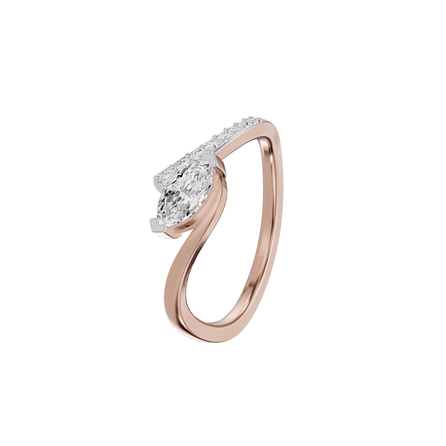 DLR002369 18 KT / Rose Gold / 18