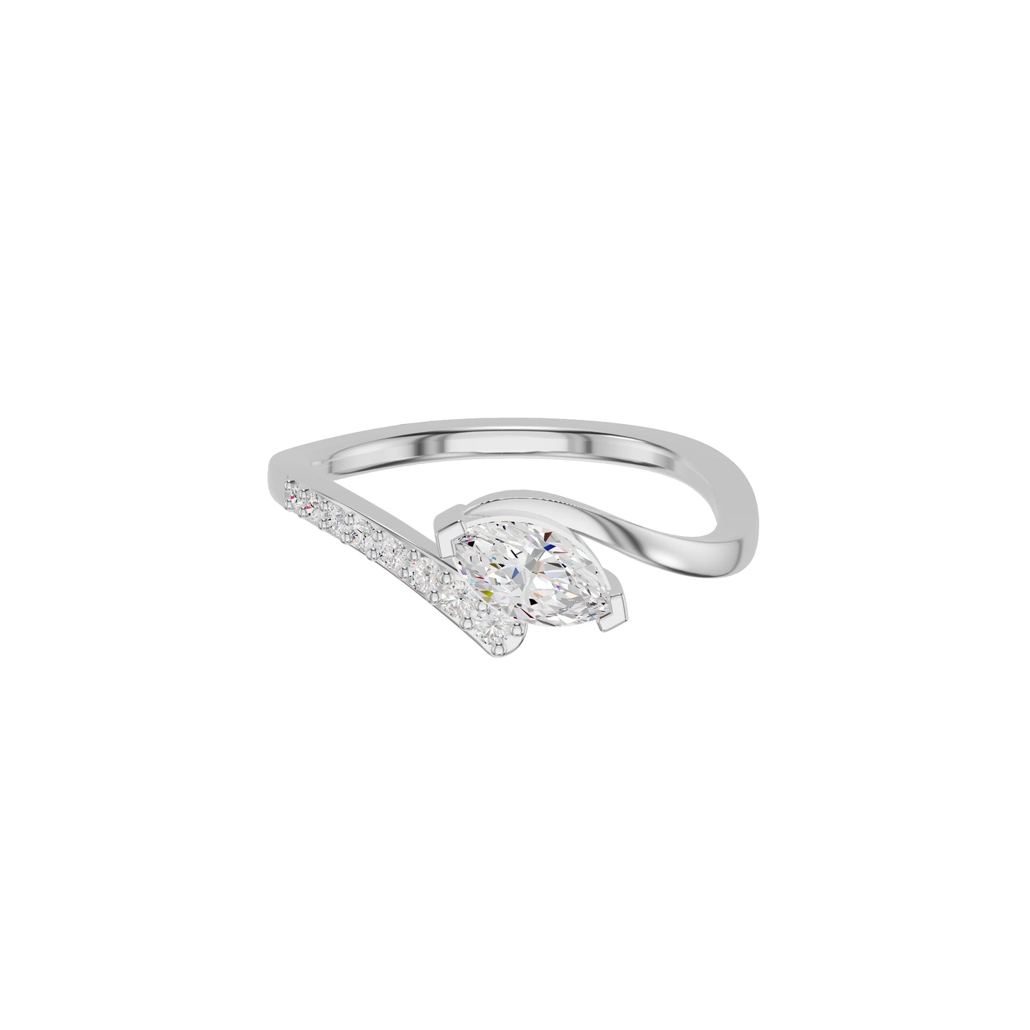 DLR002369 18 KT / White Gold / 18