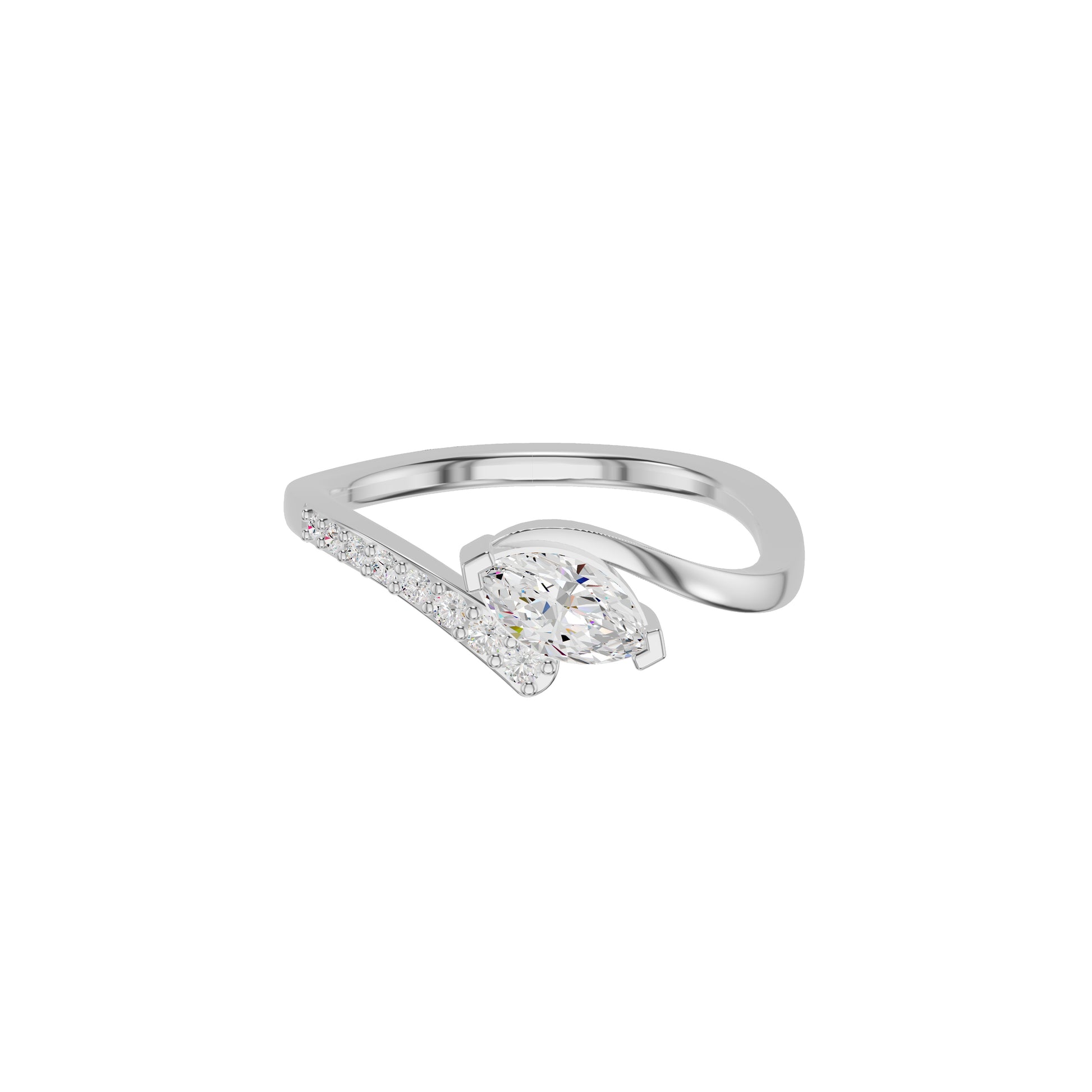 DLR002369 18 KT / White Gold / 18