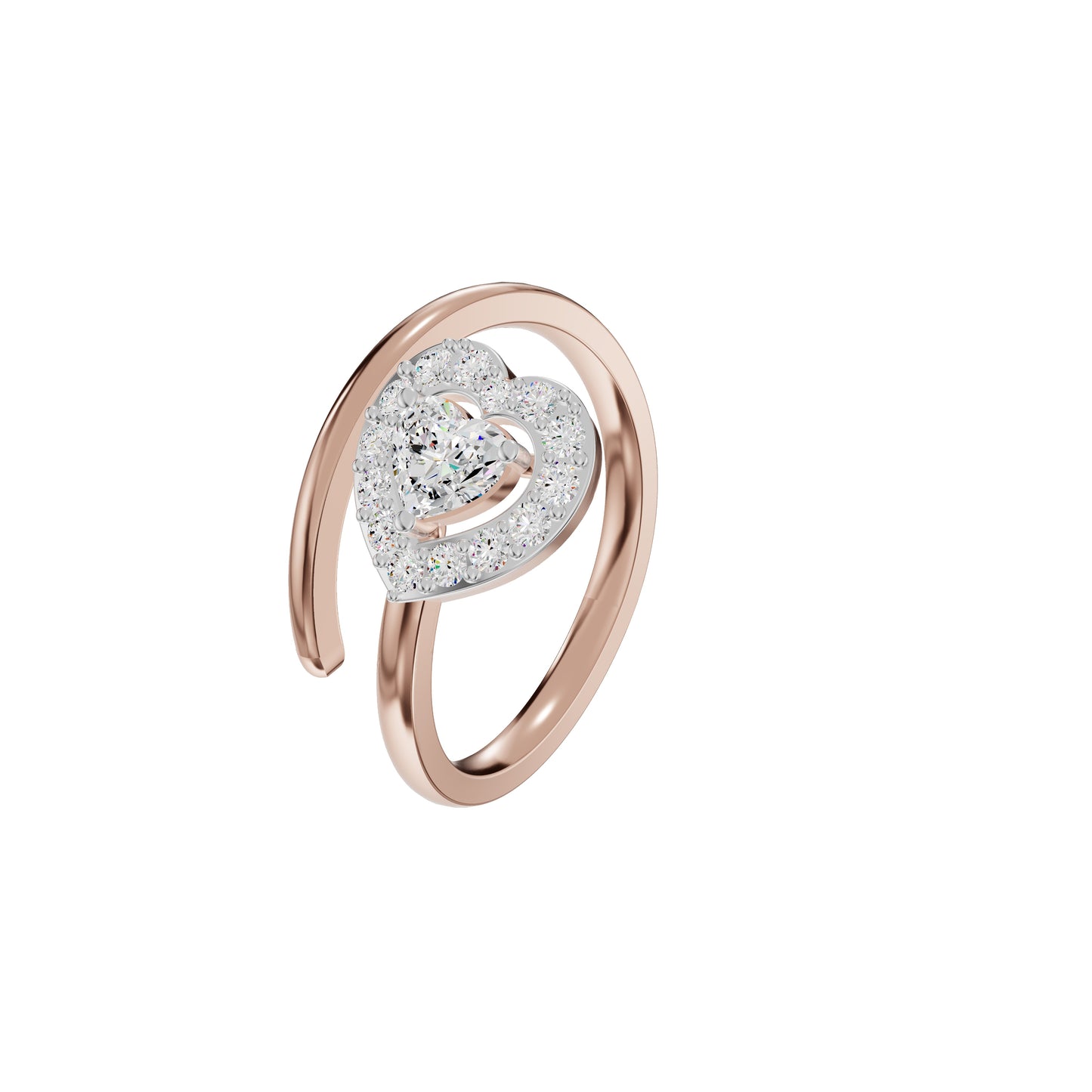 DLR002371 18 KT / Rose Gold / 18