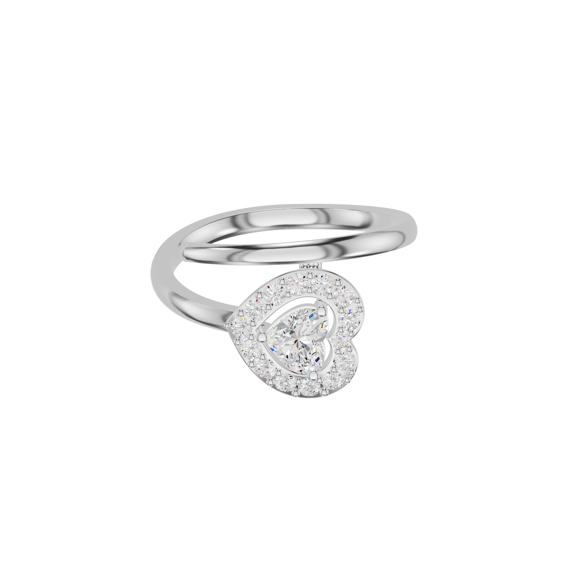 DLR002371 18 KT / White Gold / 18