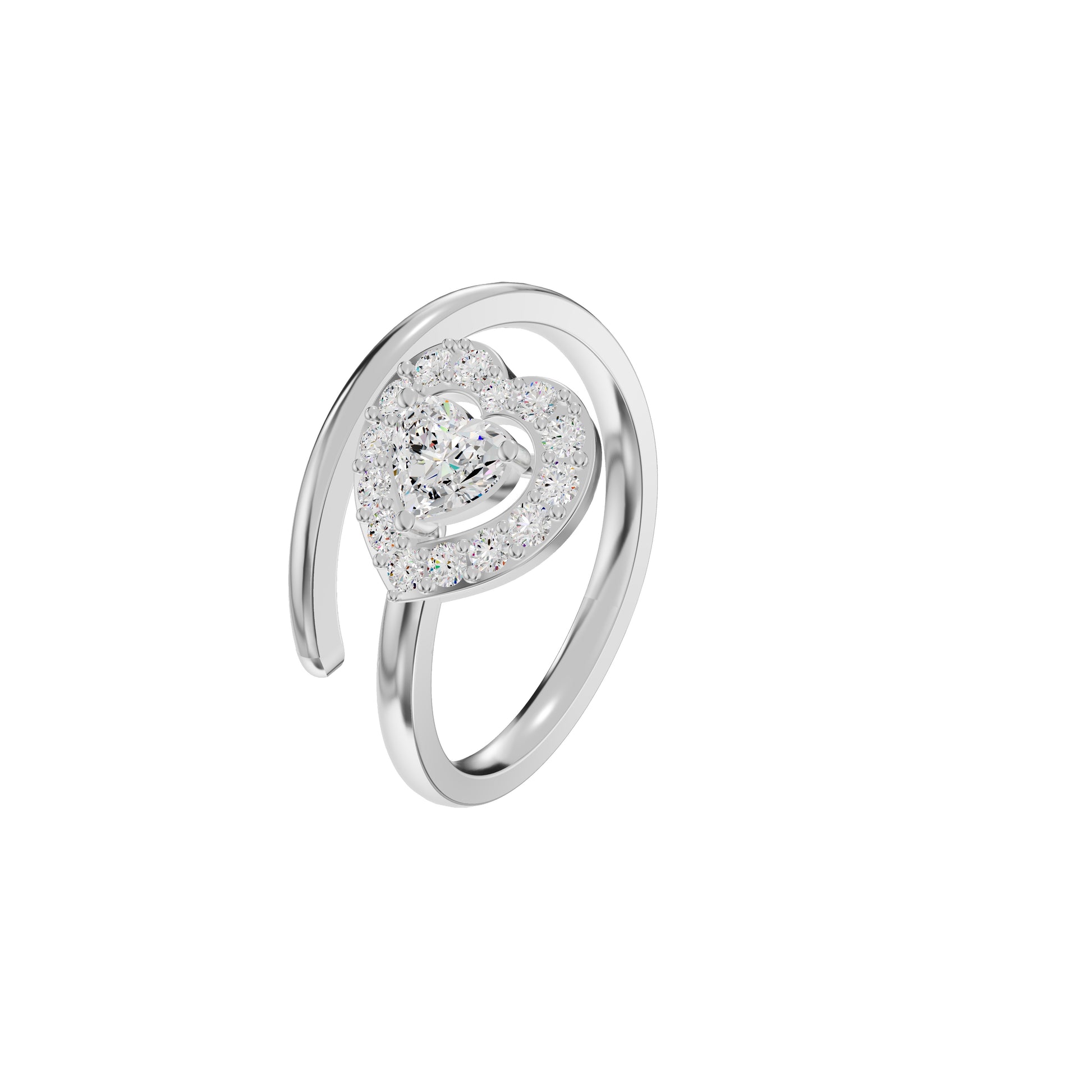 DLR002371 18 KT / White Gold / 18