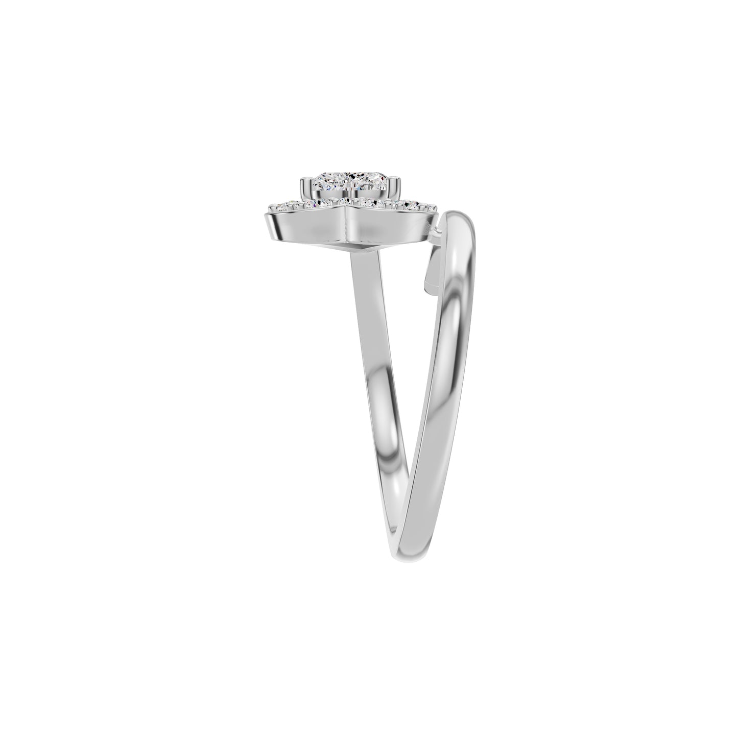 DLR002371 18 KT / White Gold / 18