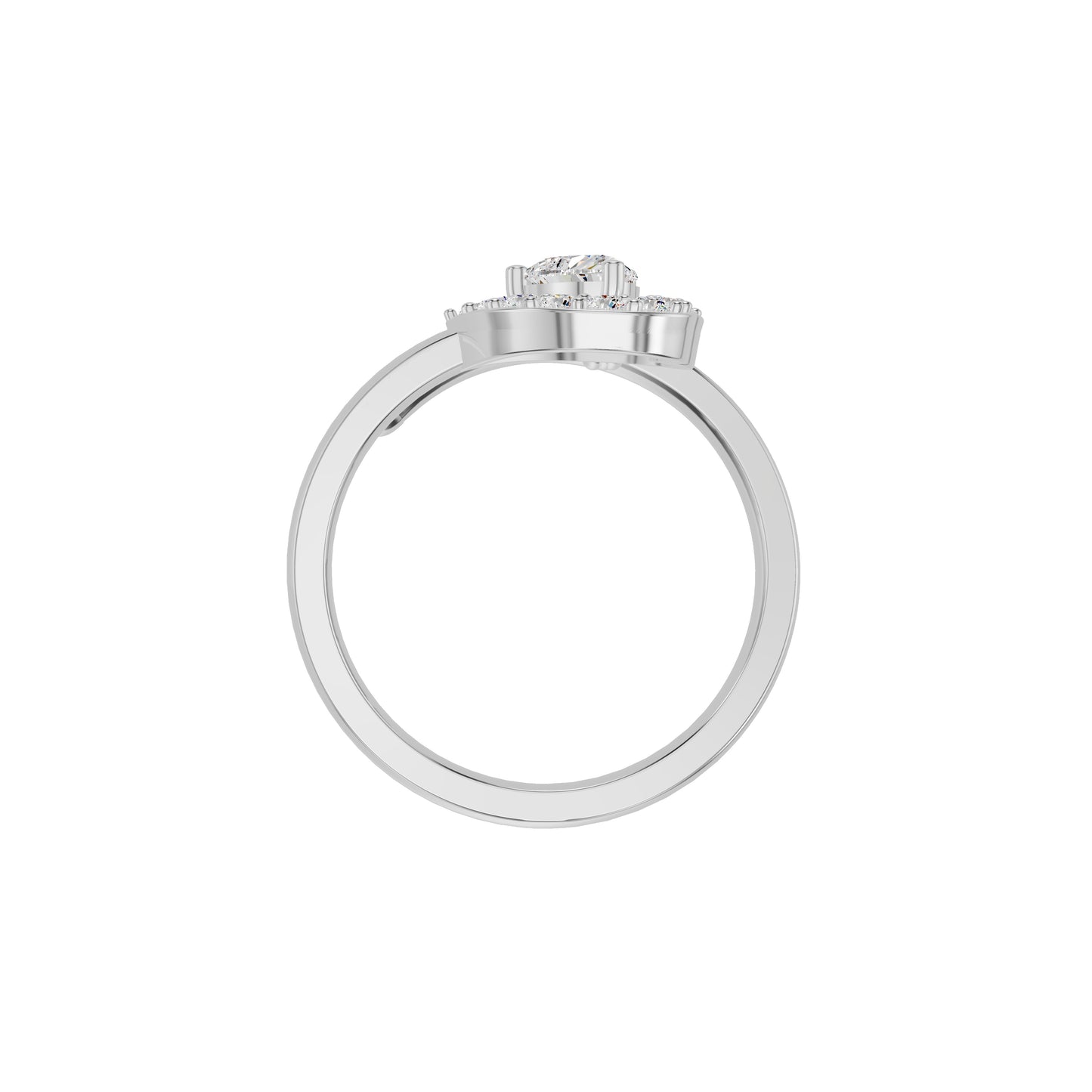 DLR002371 18 KT / White Gold / 18