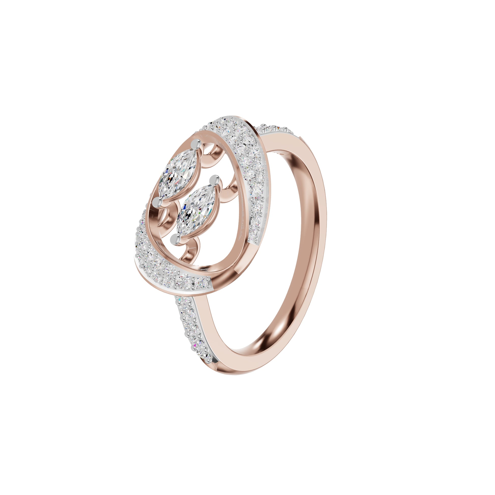 DLR002372 18 KT / Rose Gold / 18