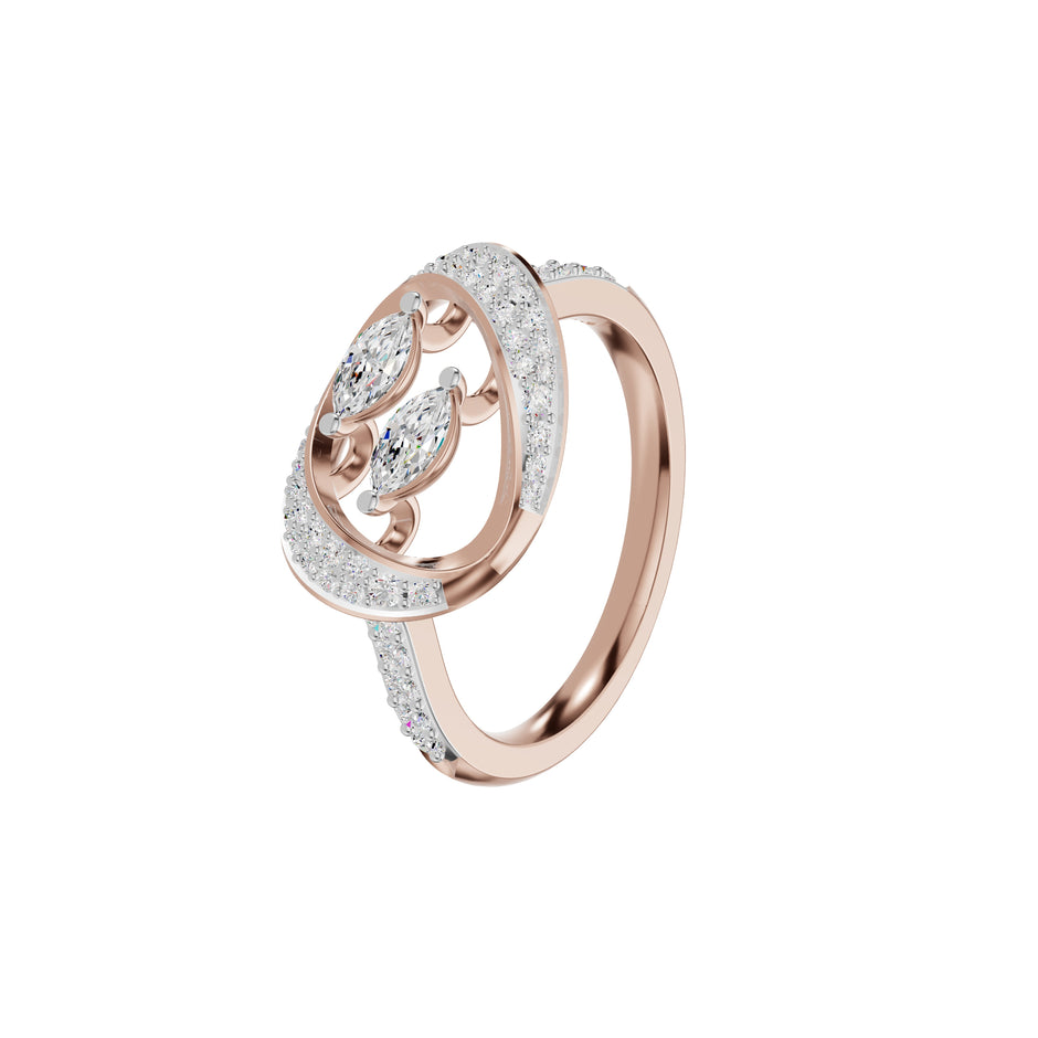 DLR002372 18 KT / Rose Gold / 18