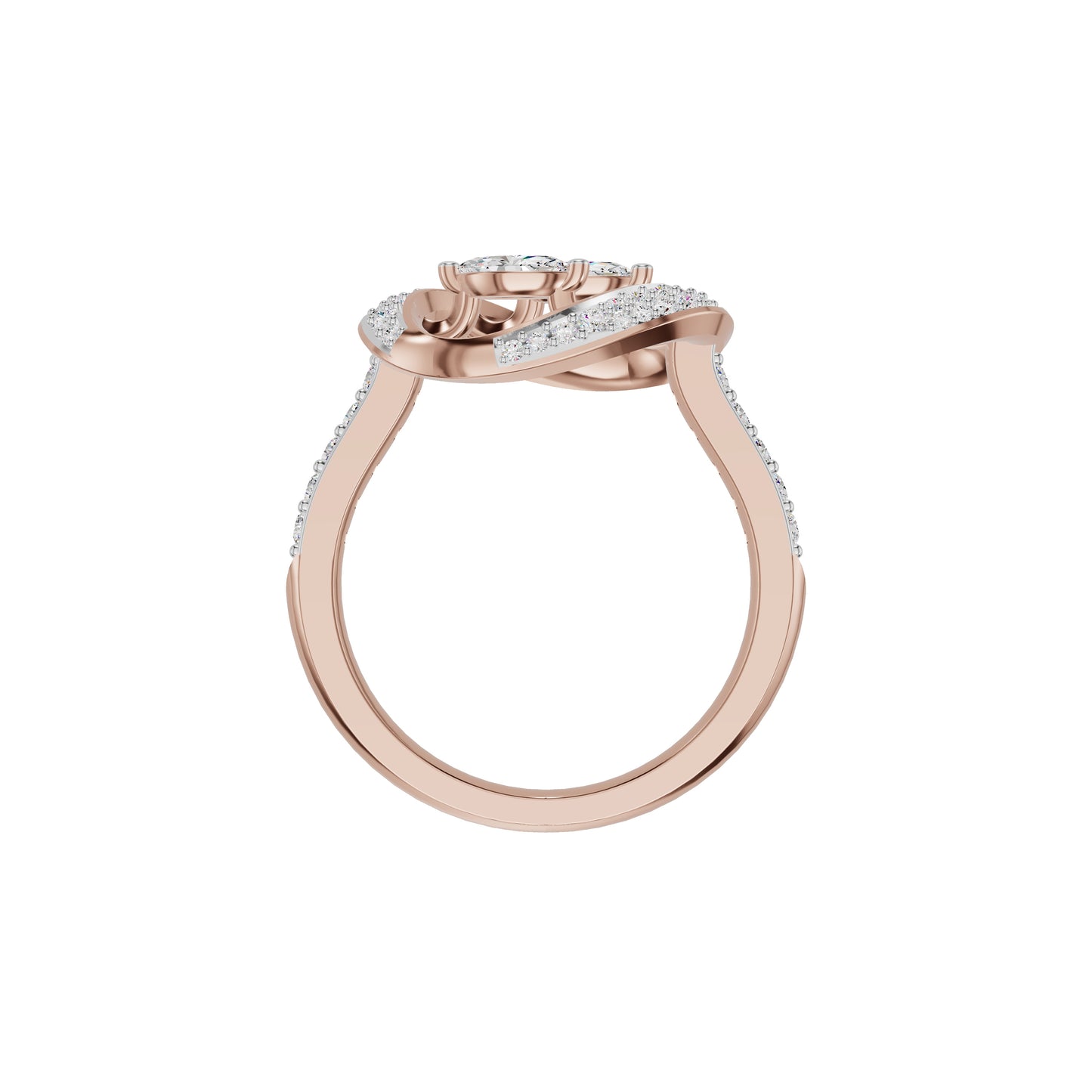 DLR002372 18 KT / Rose Gold / 18