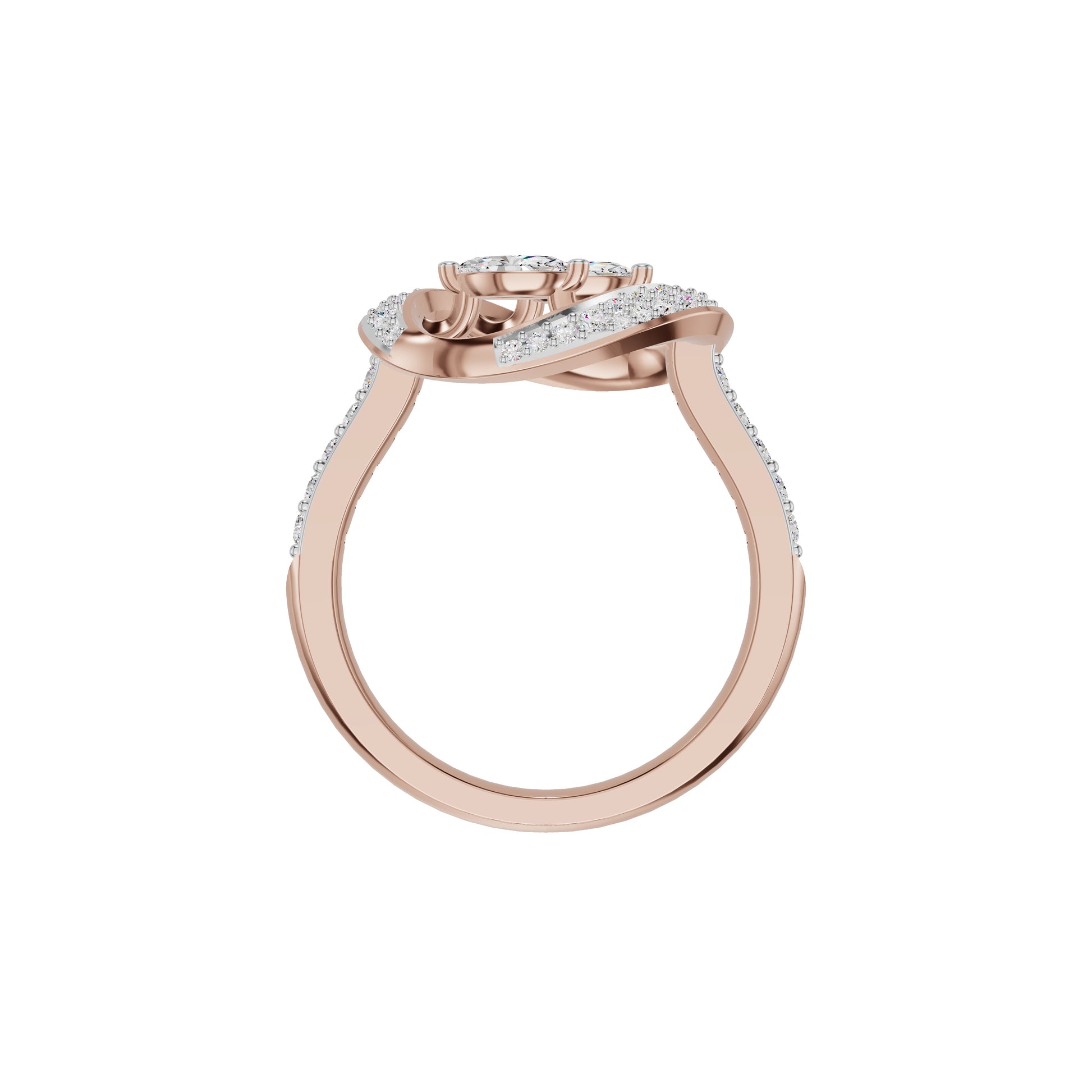 DLR002372 18 KT / Rose Gold / 18