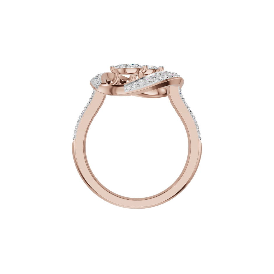 DLR002372 18 KT / Rose Gold / 18
