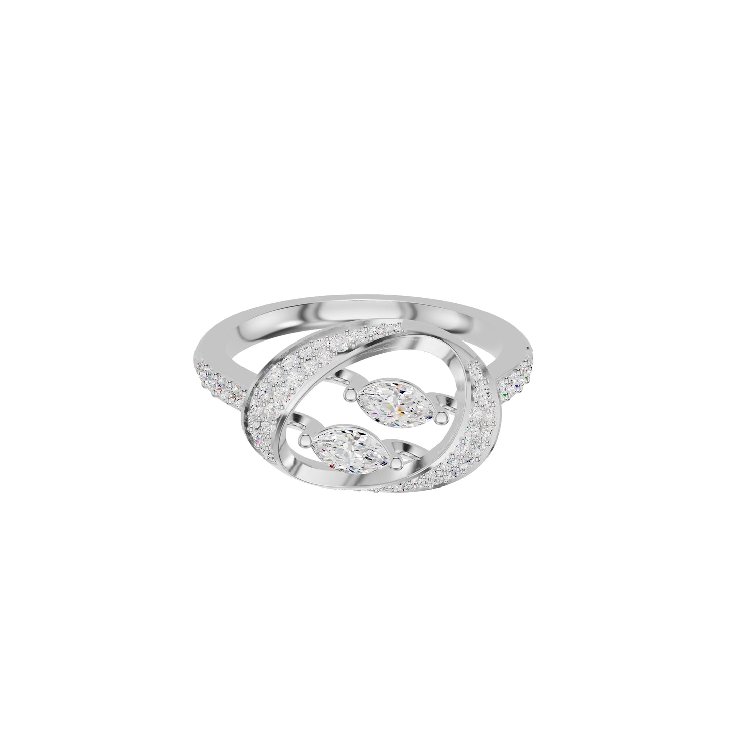 DLR002372 18 KT / White Gold / 18