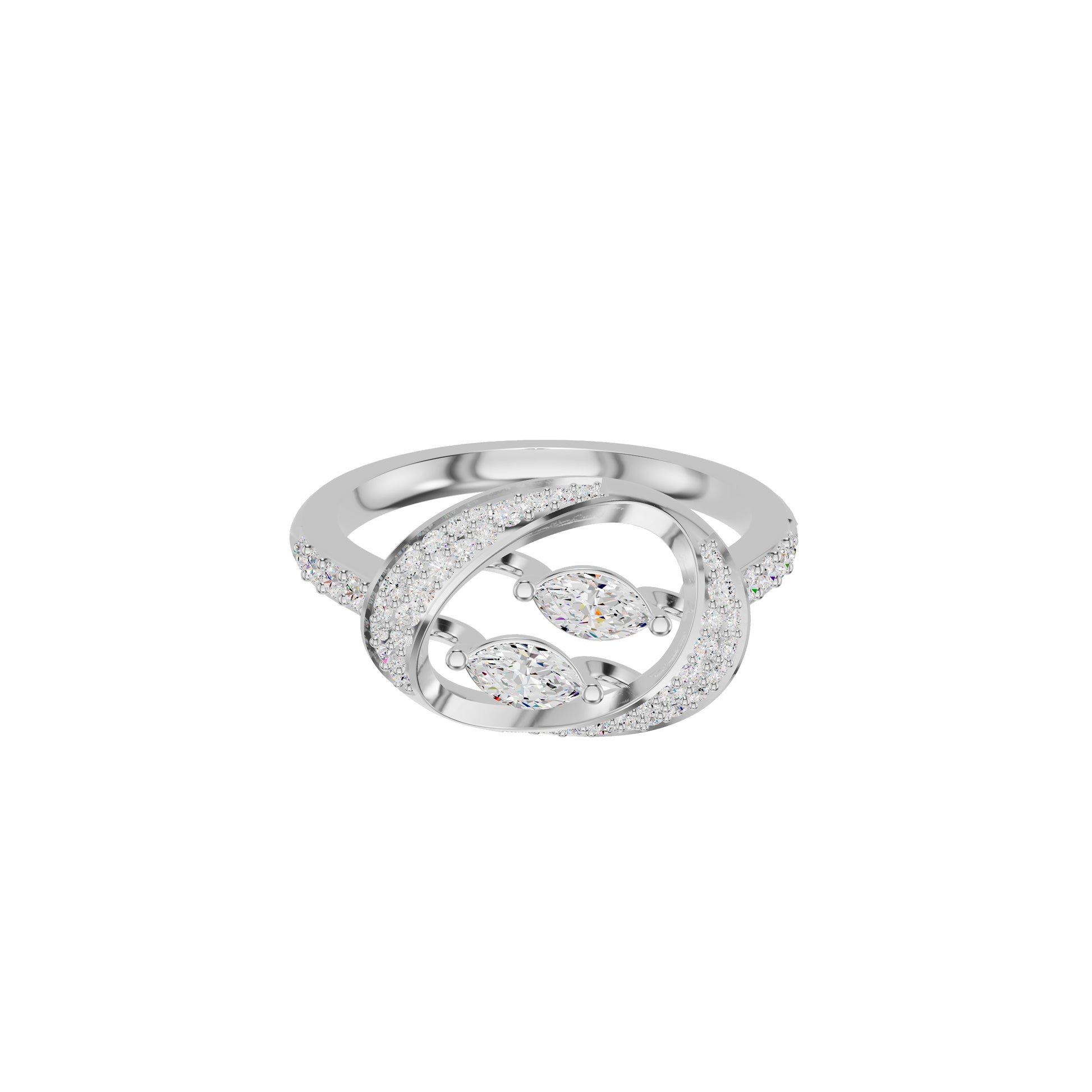 DLR002372 18 KT / White Gold / 18