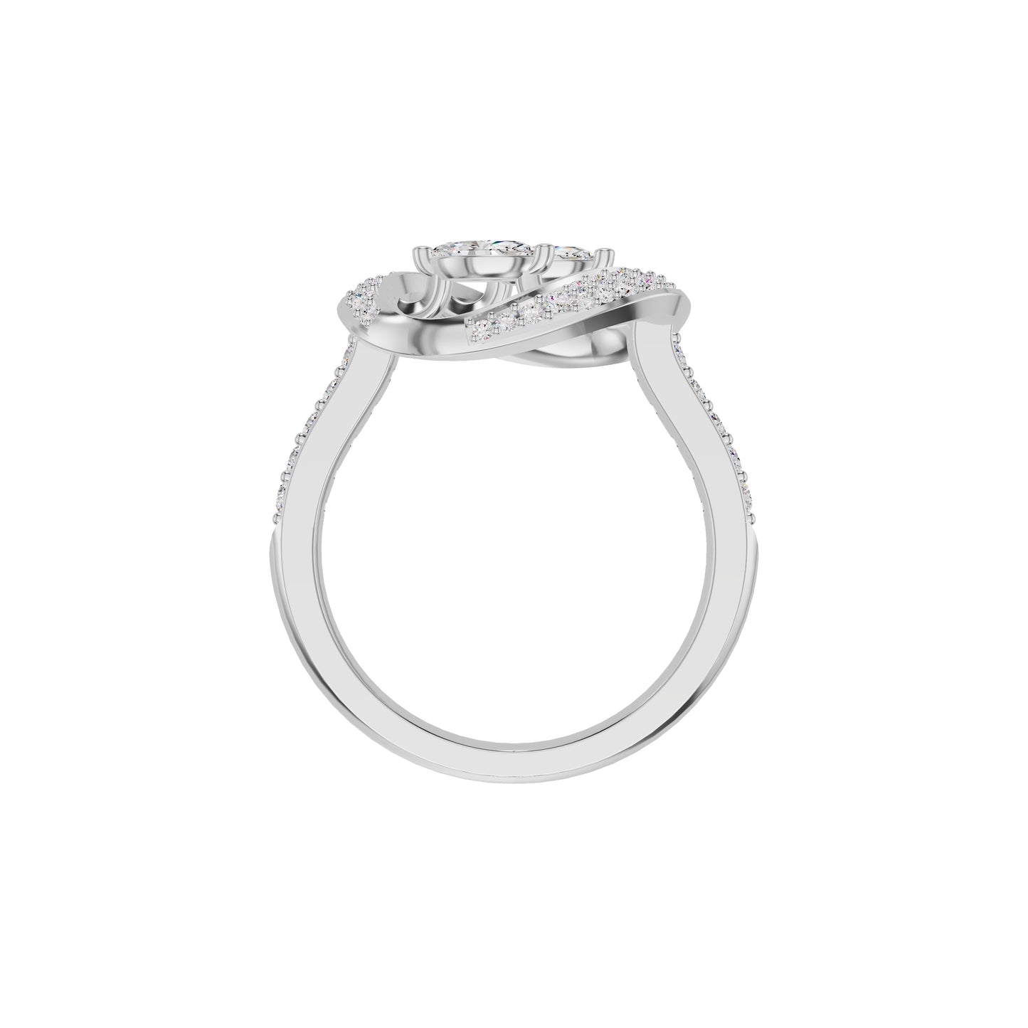 DLR002372 18 KT / White Gold / 18