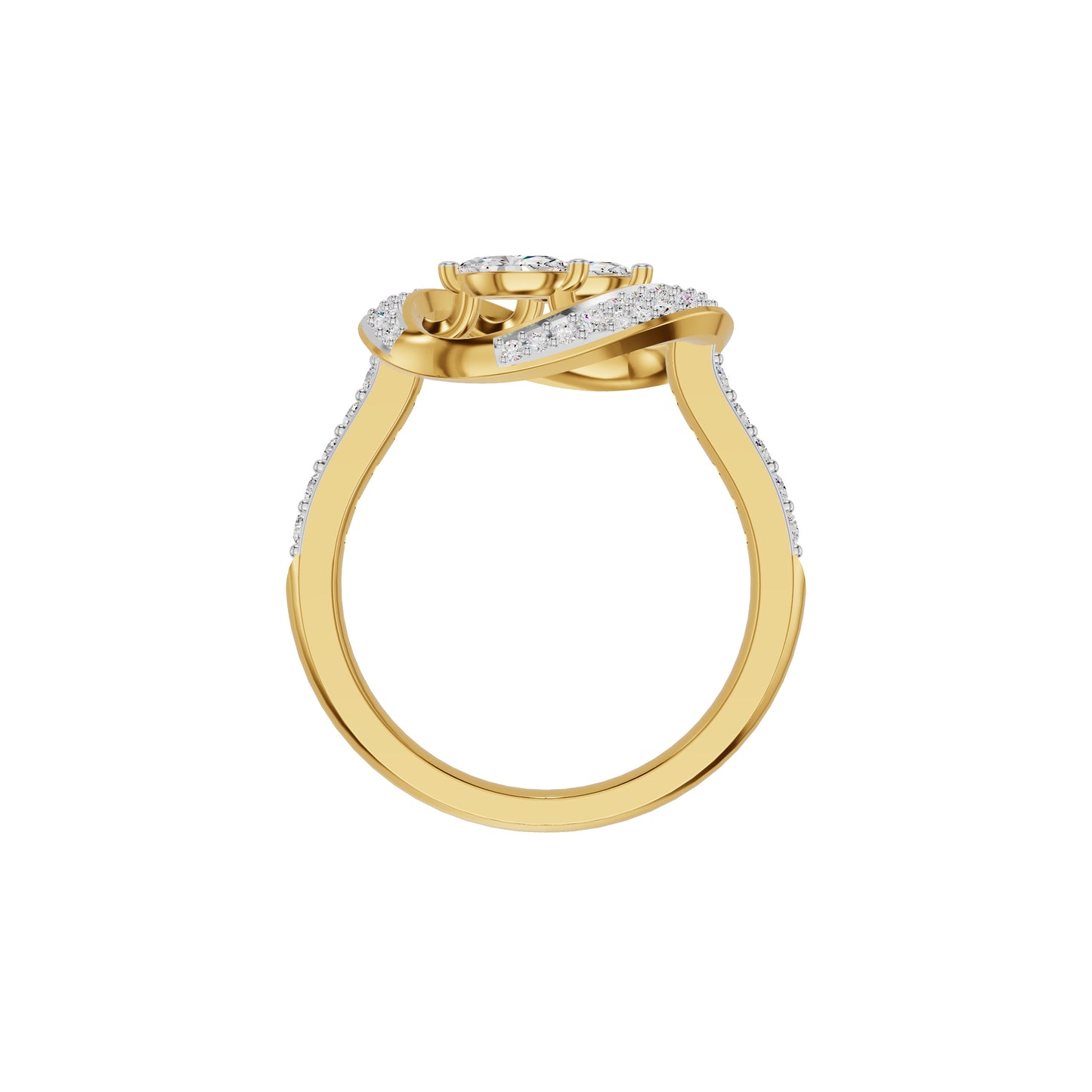 DLR002372 18 KT / Yellow Gold / 18