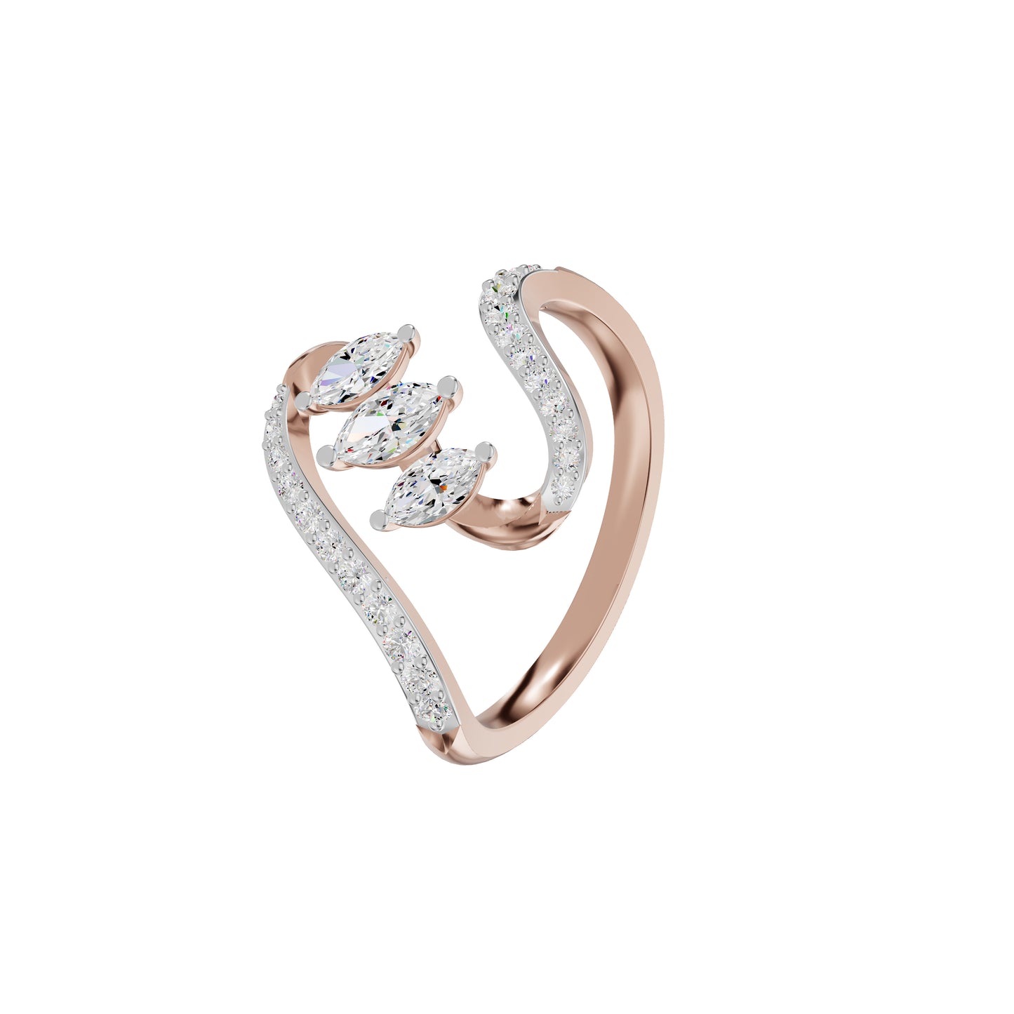 DLR002373 18 KT / Rose Gold / 18