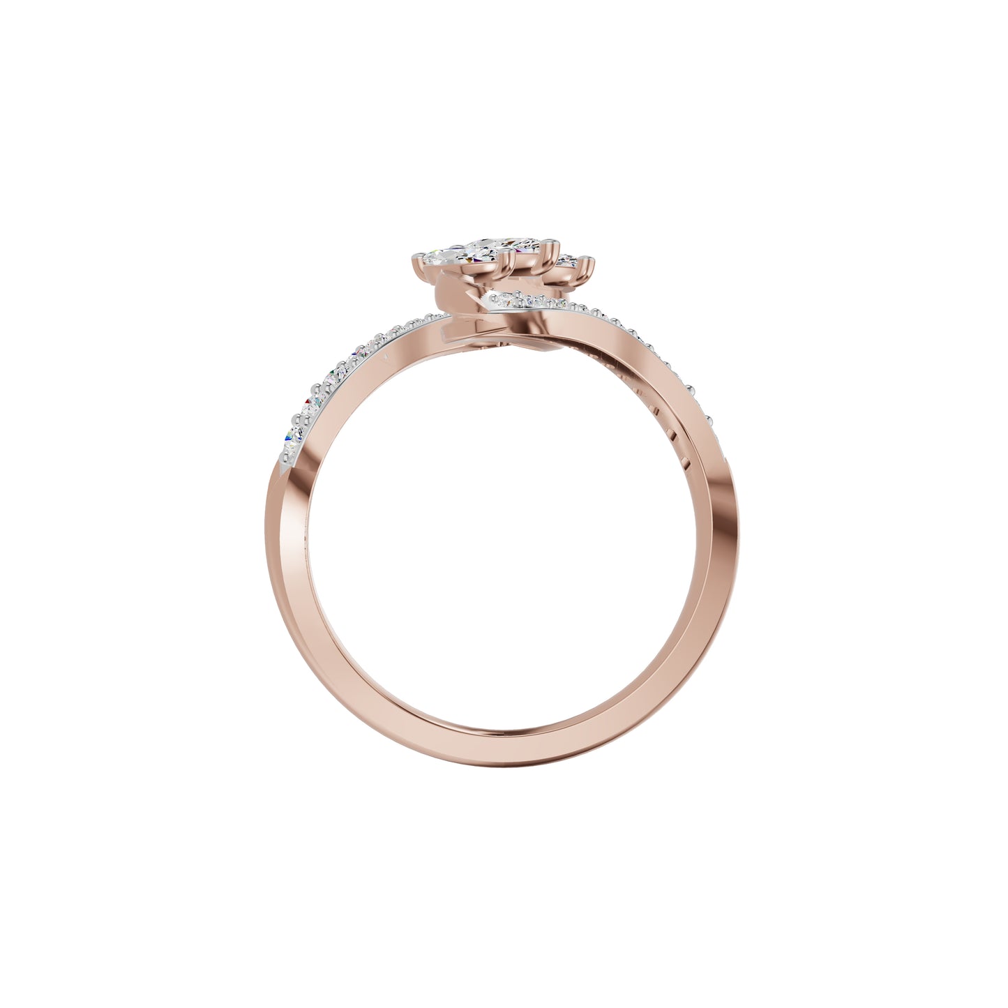 DLR002373 18 KT / Rose Gold / 18