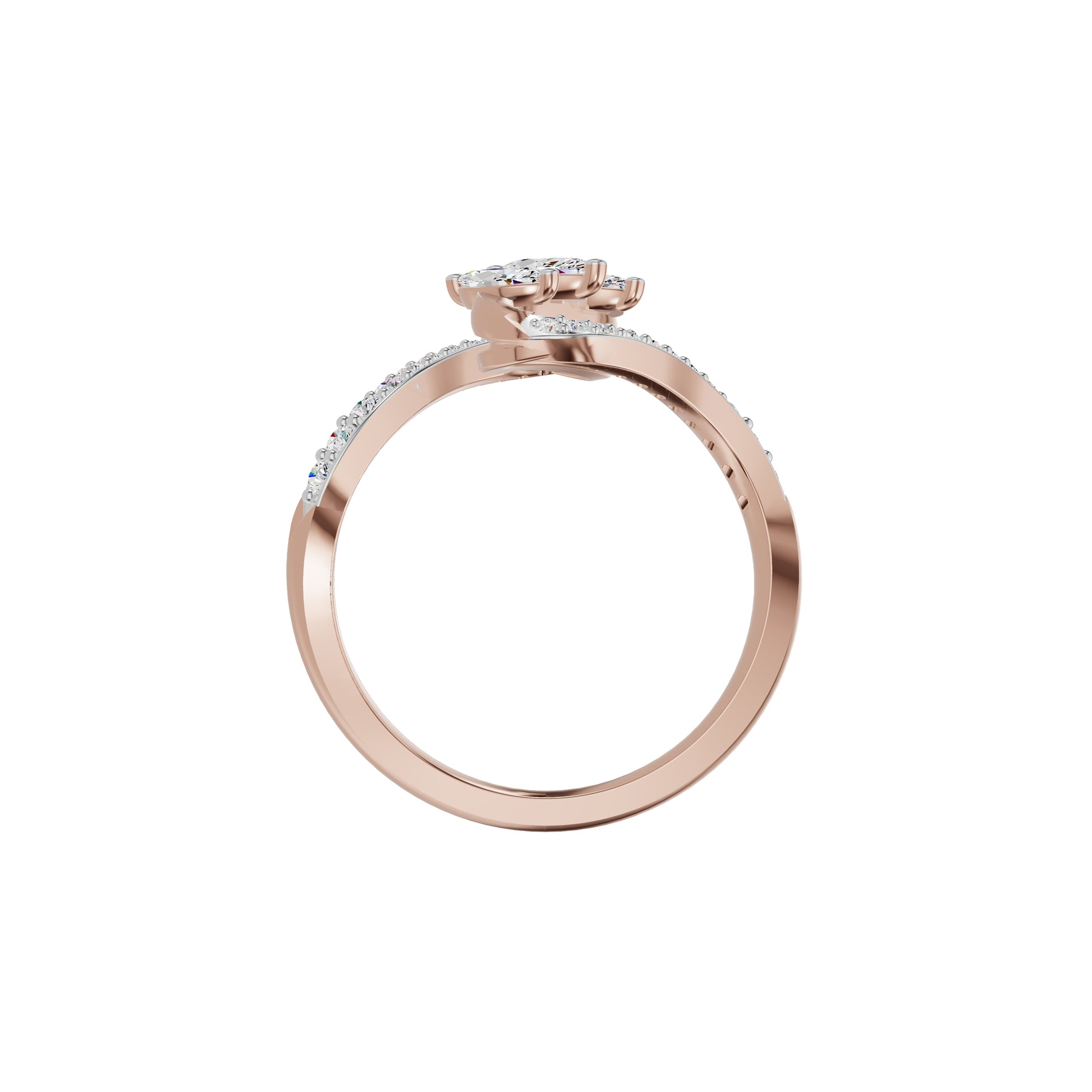 DLR002373 18 KT / Rose Gold / 18