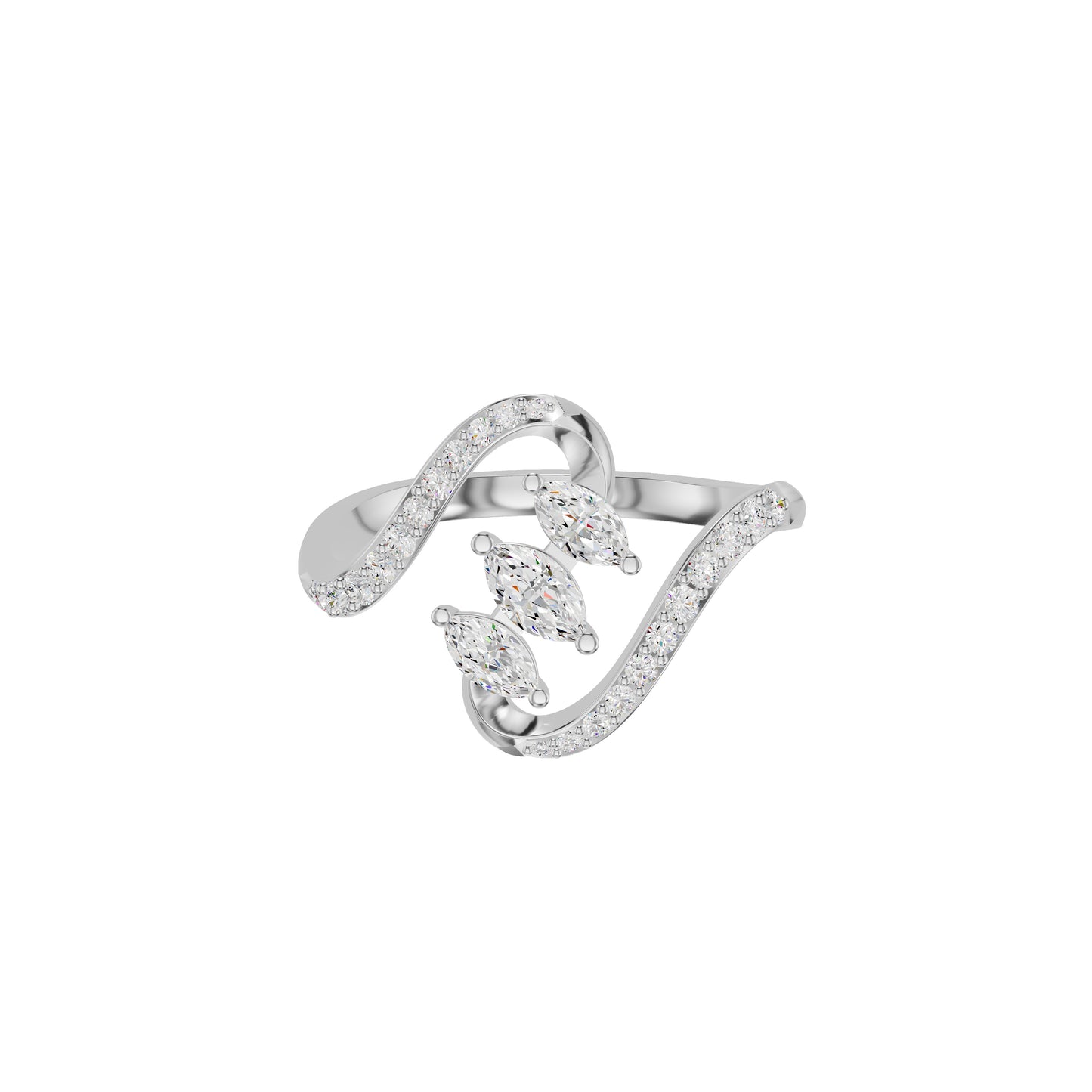 DLR002373 18 KT / White Gold / 18