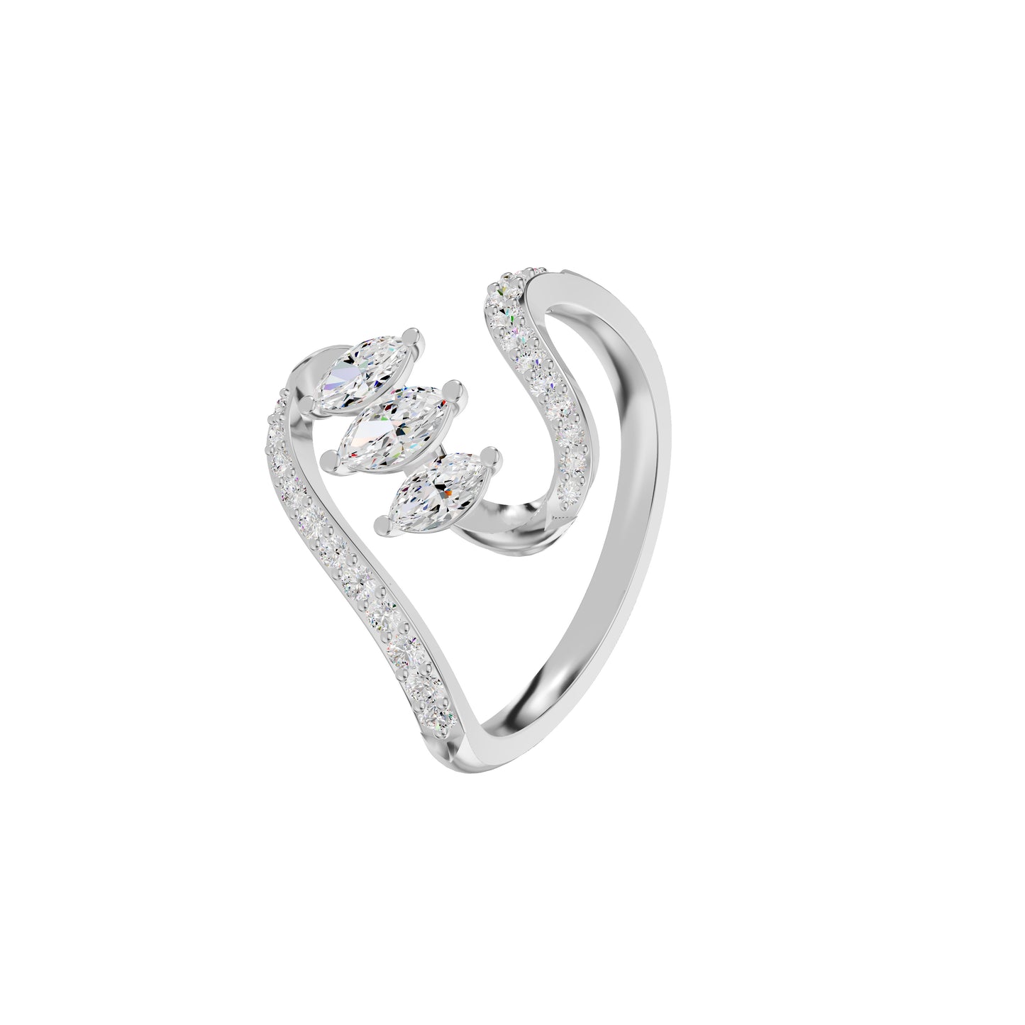 DLR002373 18 KT / White Gold / 18