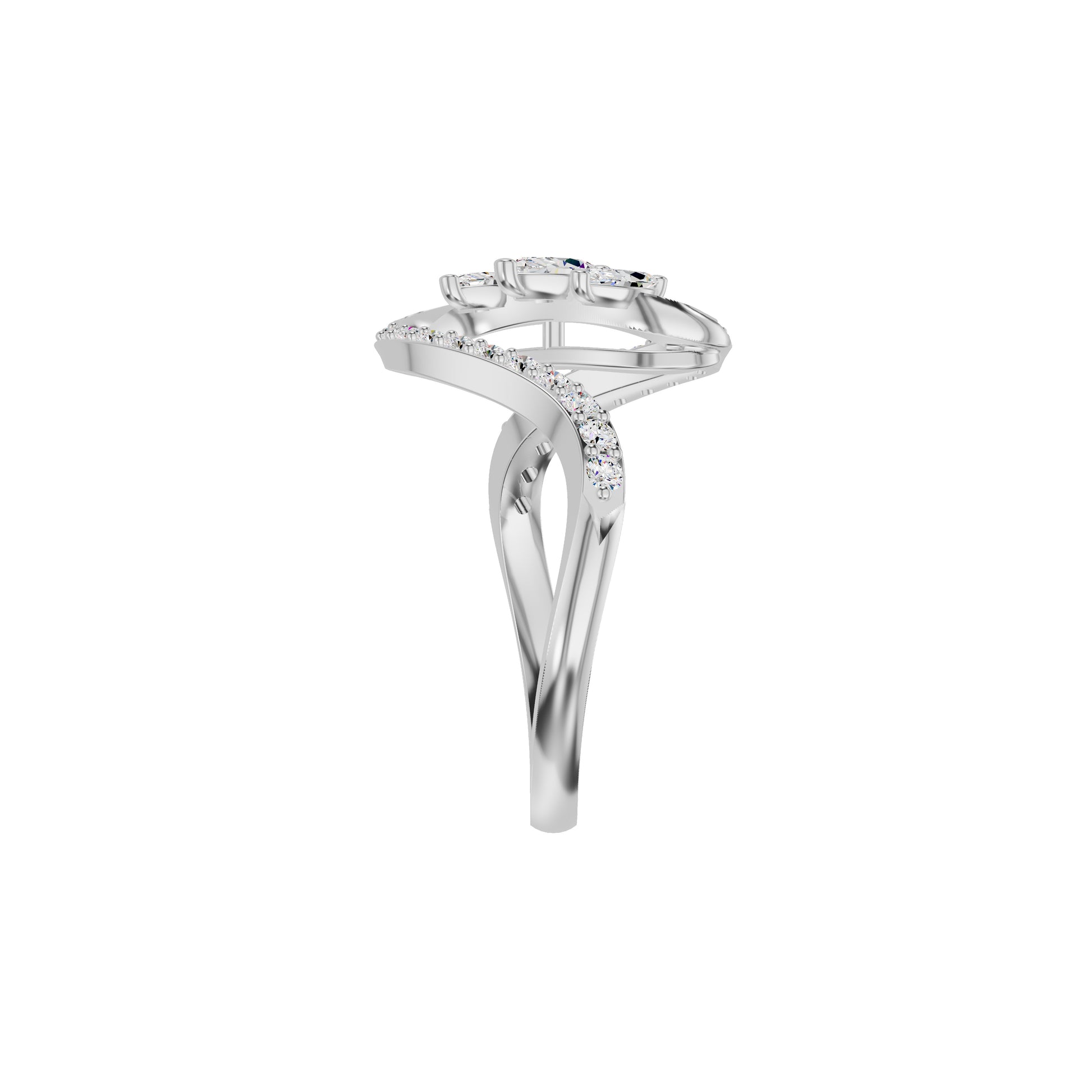DLR002373 18 KT / White Gold / 18