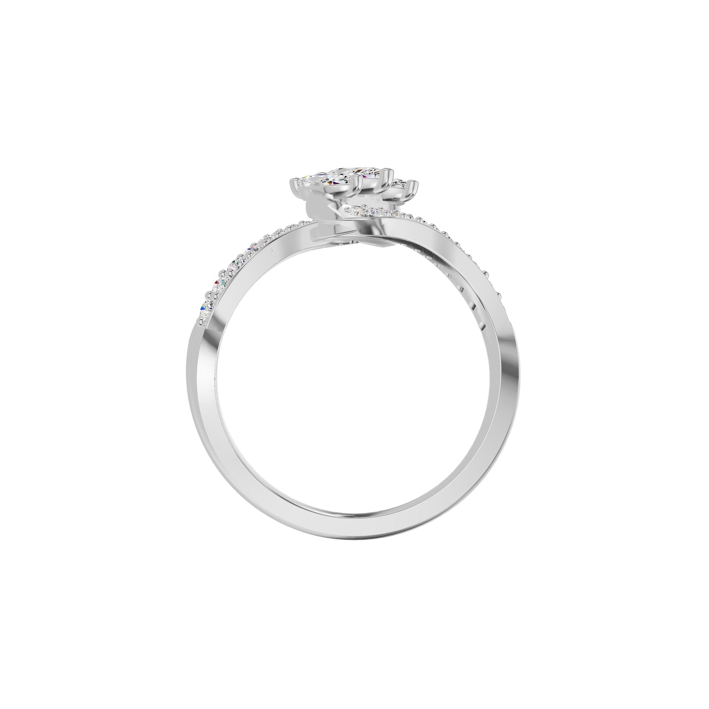DLR002373 18 KT / White Gold / 18
