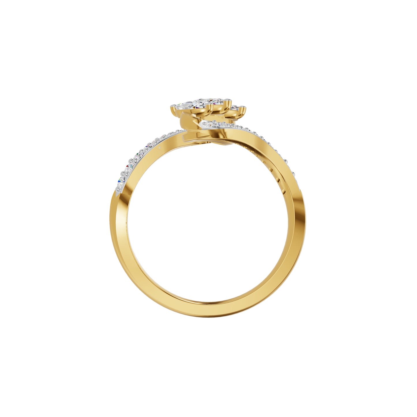 DLR002373 18 KT / Yellow Gold / 18