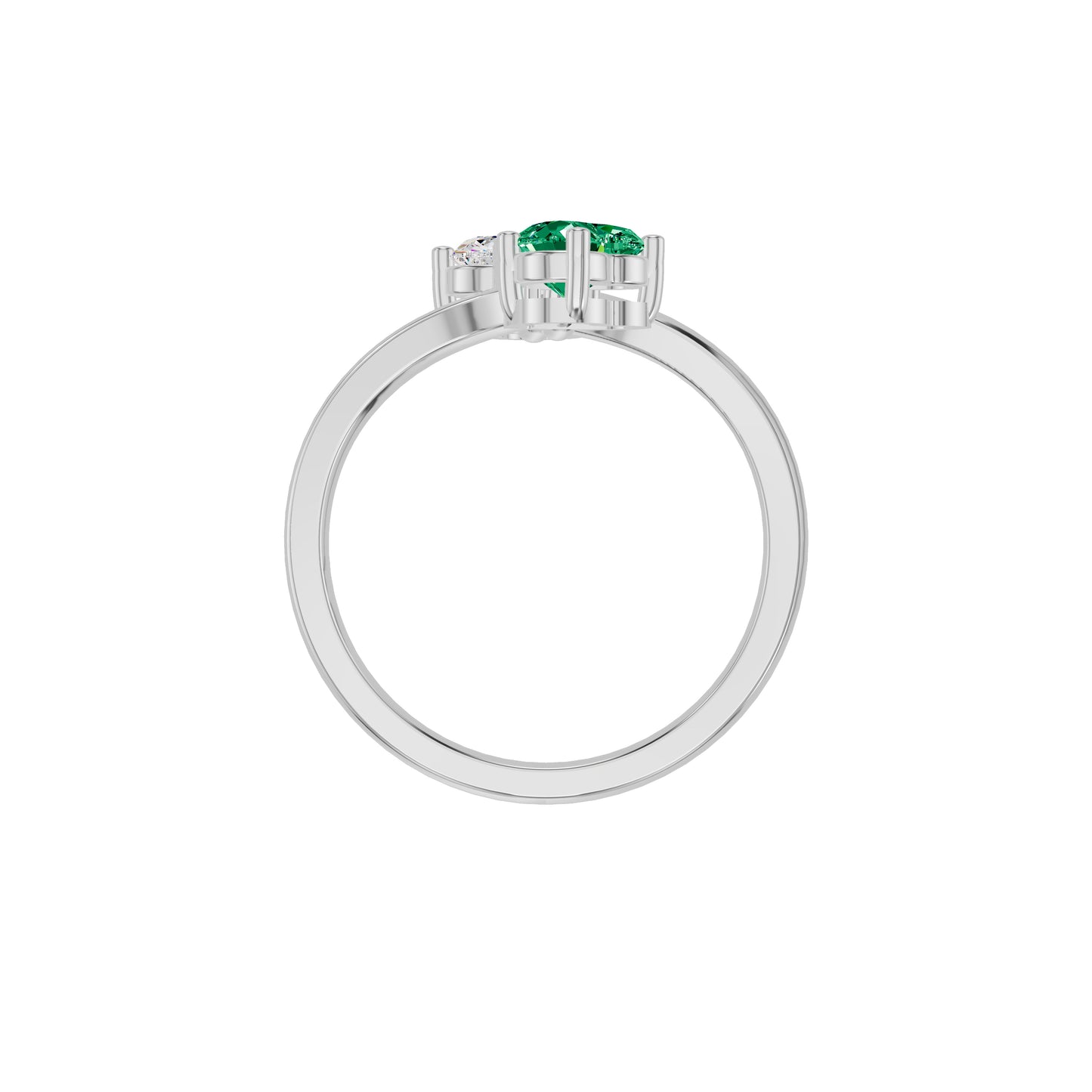 DLR002374 18 KT / White Gold / 18