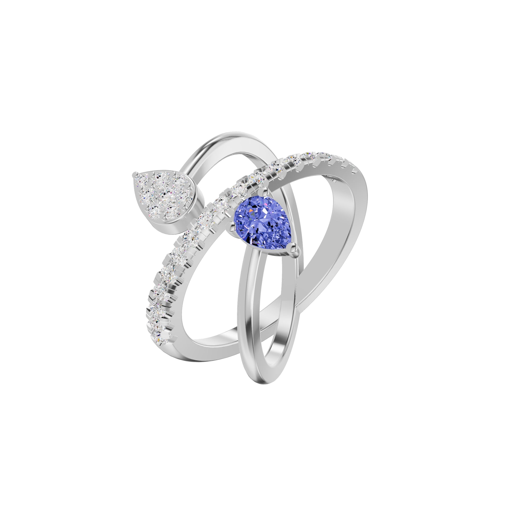 DLR002375 18 KT / White Gold / 18