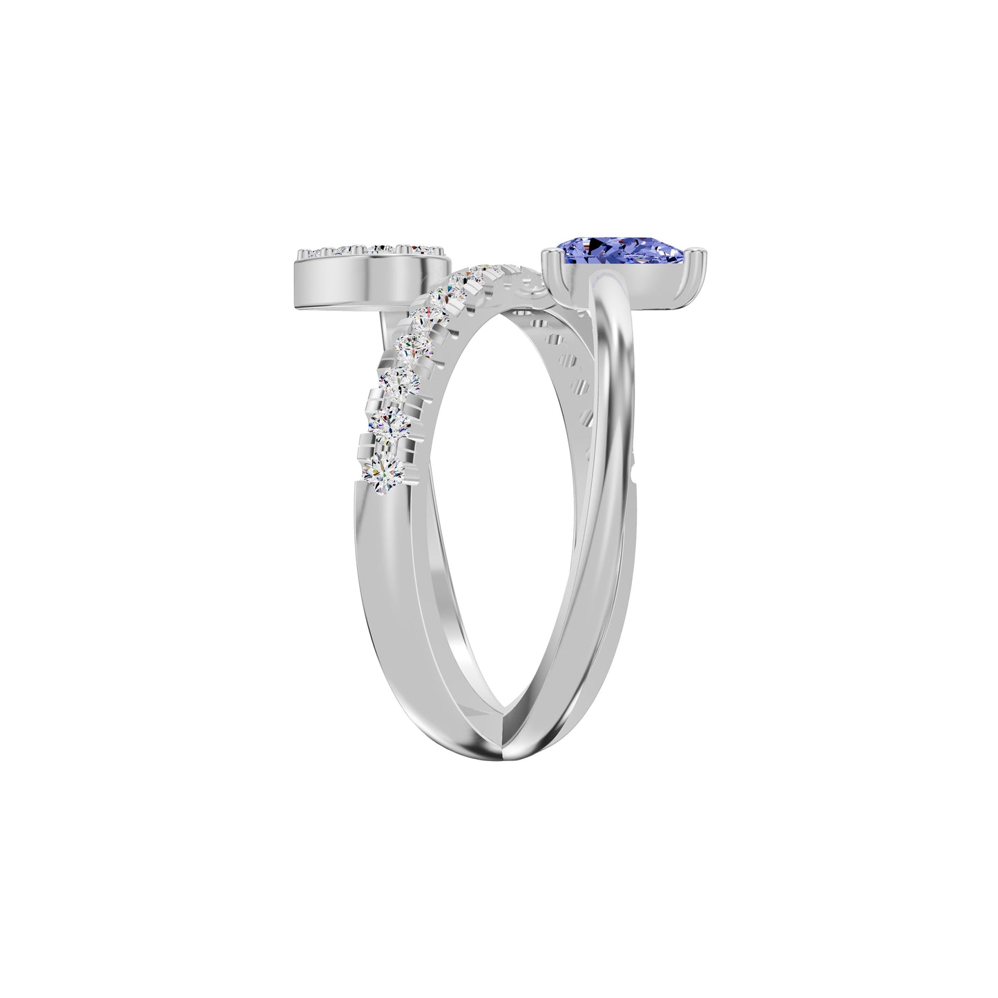 DLR002375 18 KT / White Gold / 18